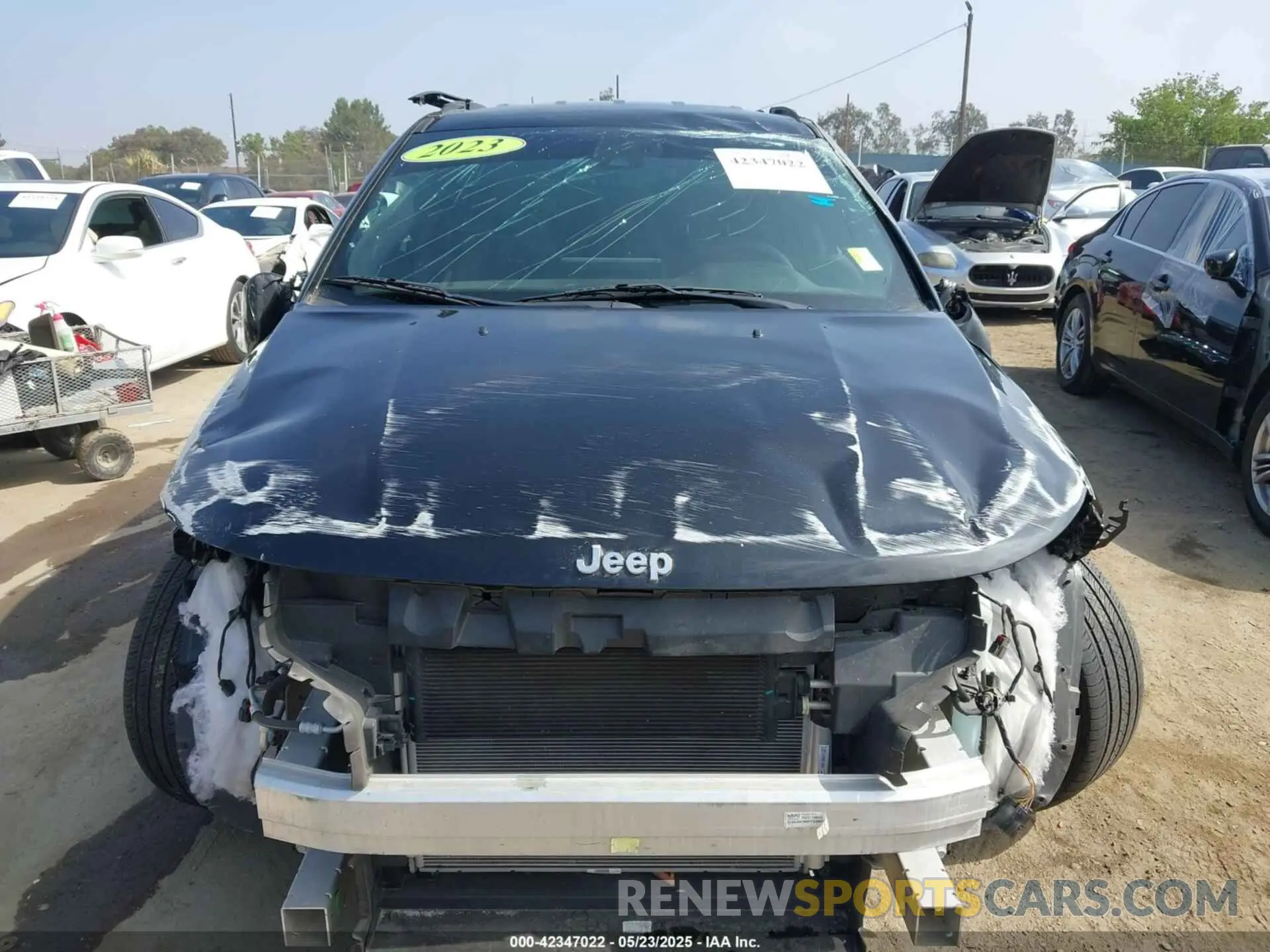 6 fotografías del automóvil dañado 3C4NJDCN9PT539652 JEEP COMPASS 2023
