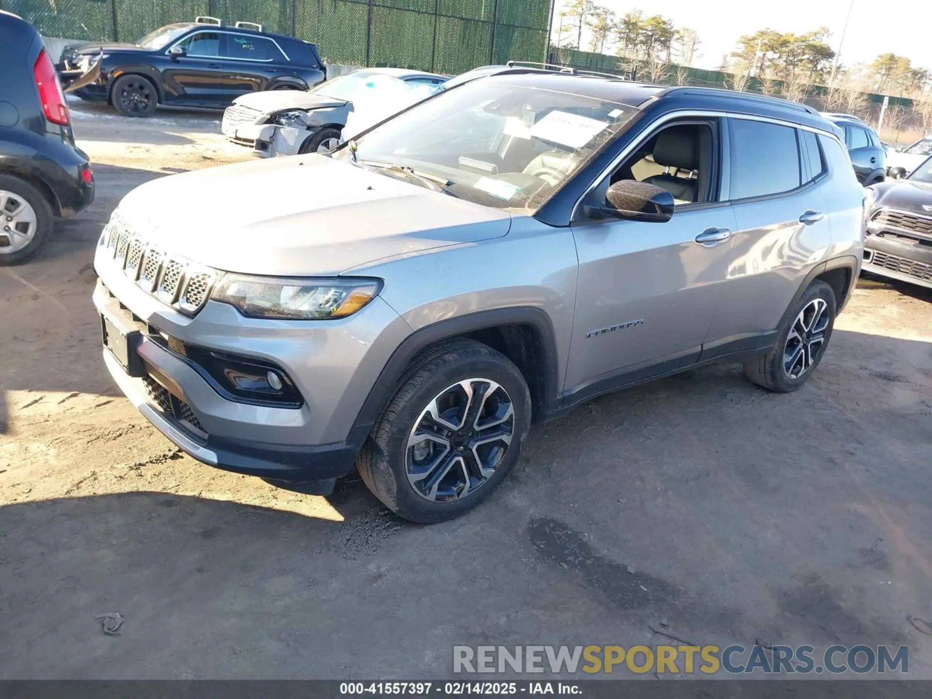 2 fotografías del automóvil dañado 3C4NJDCN9PT548089 JEEP COMPASS 2023