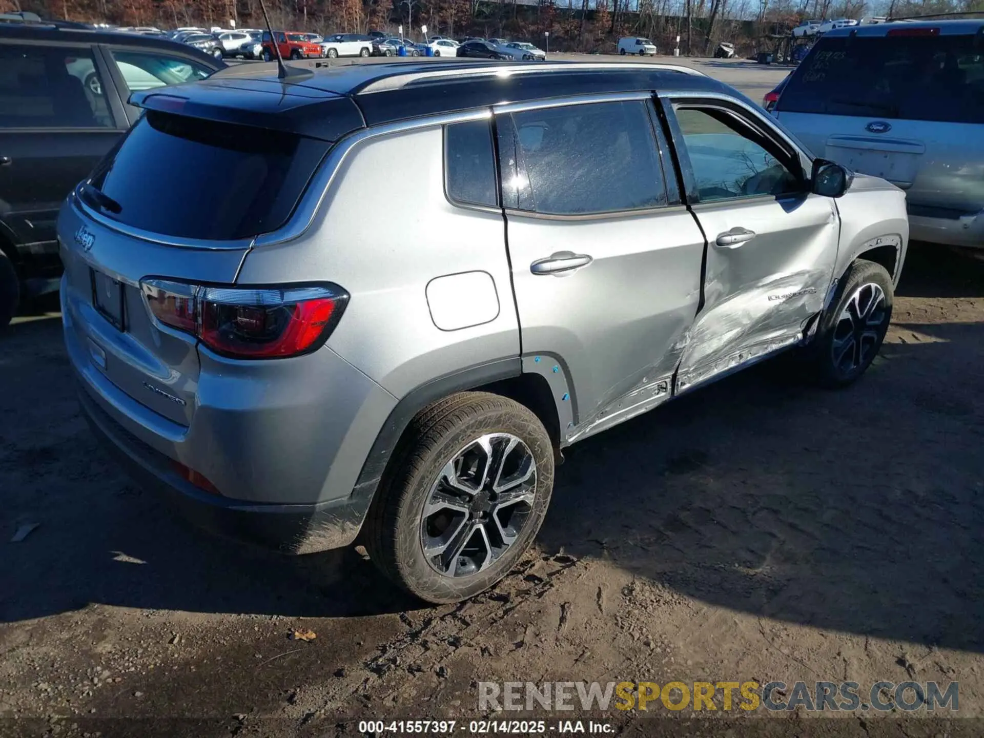 4 fotografías del automóvil dañado 3C4NJDCN9PT548089 JEEP COMPASS 2023