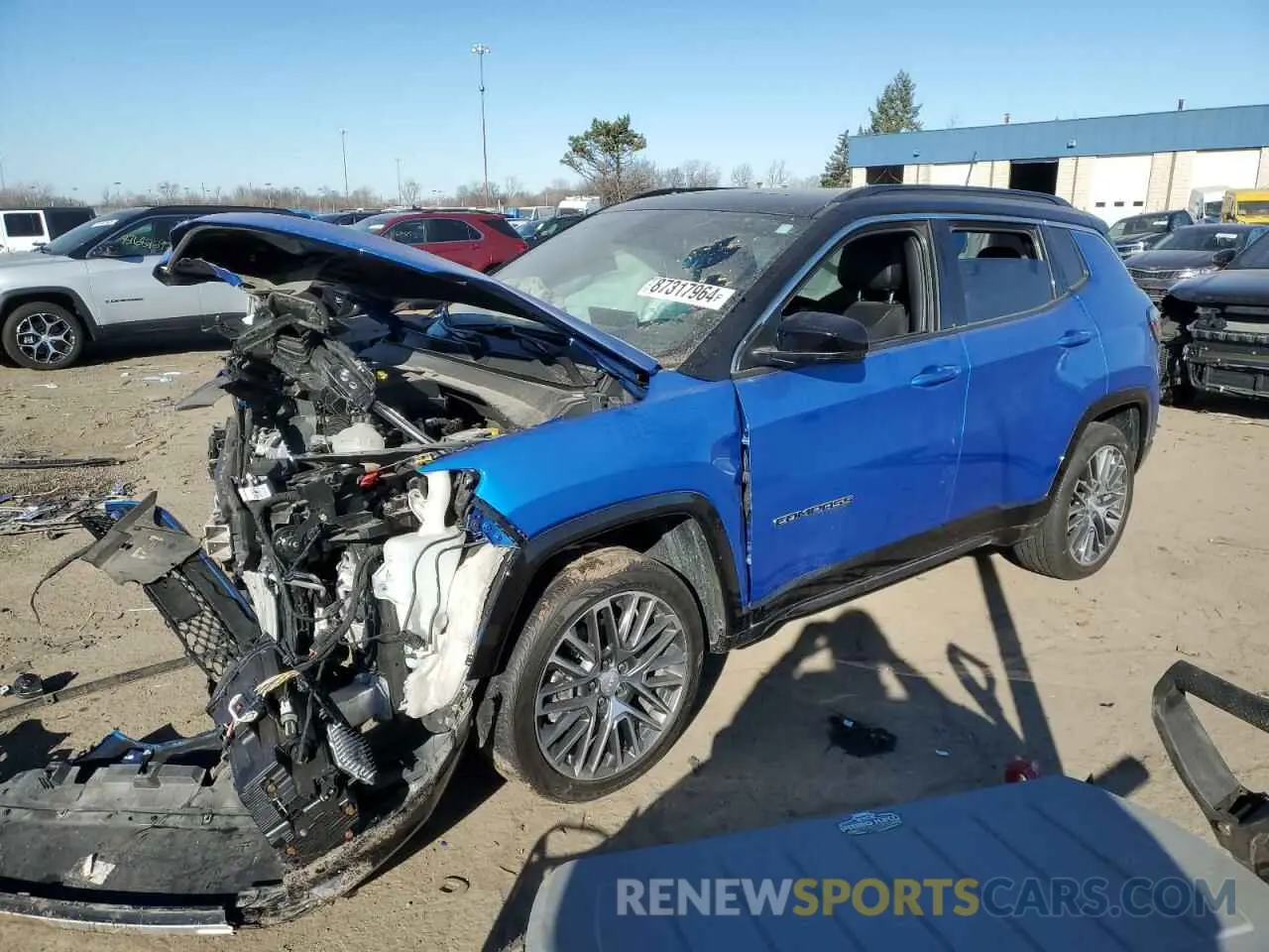 1 fotografías del automóvil dañado 3C4NJDCN9PT570979 JEEP COMPASS 2023