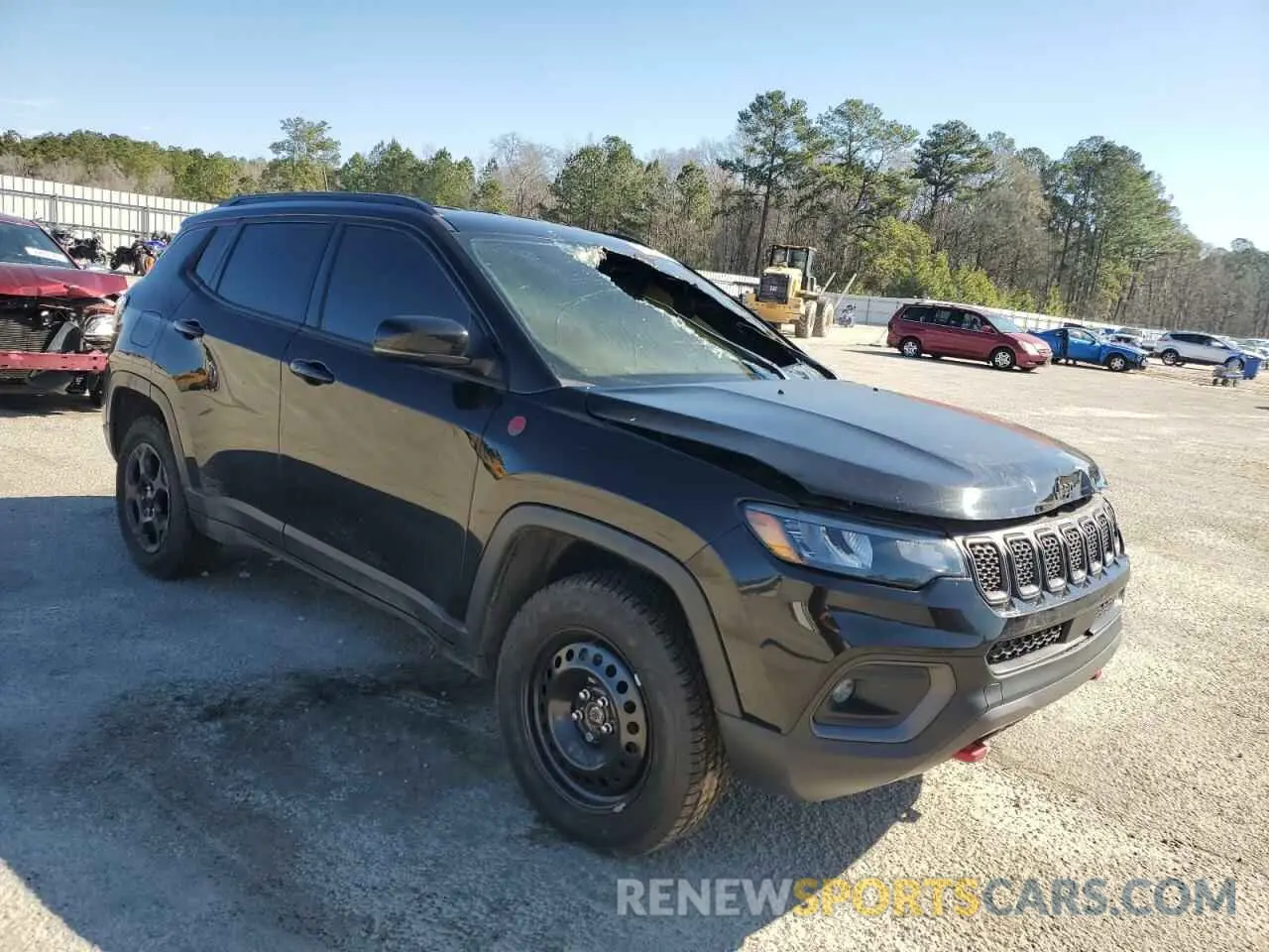 4 fotografías del automóvil dañado 3C4NJDDN8PT539253 JEEP COMPASS 2023