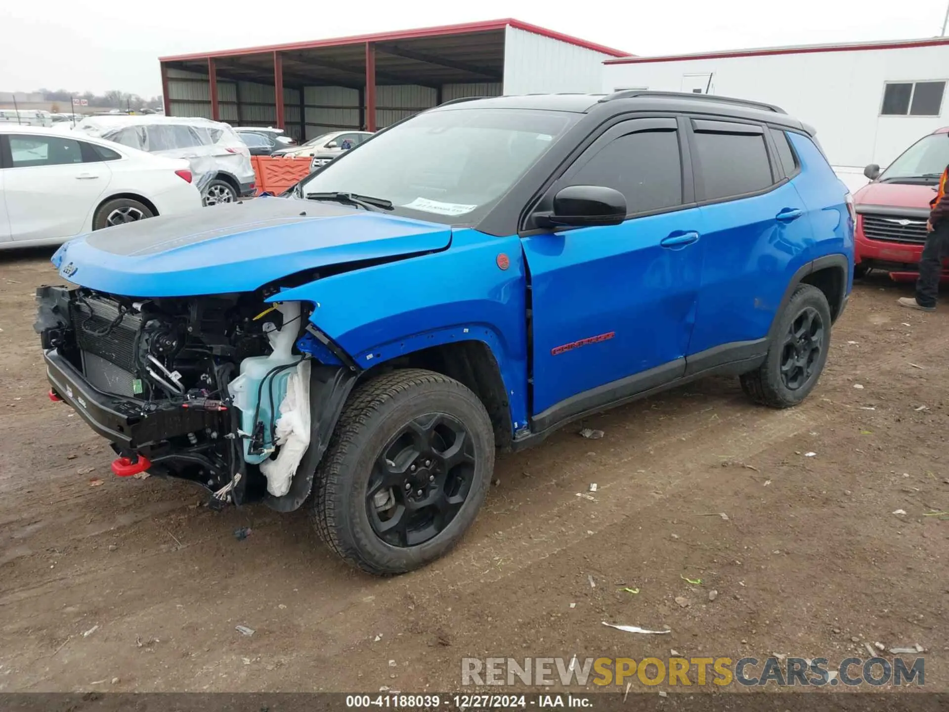 2 fotografías del automóvil dañado 3C4NJDDN8PT551998 JEEP COMPASS 2023