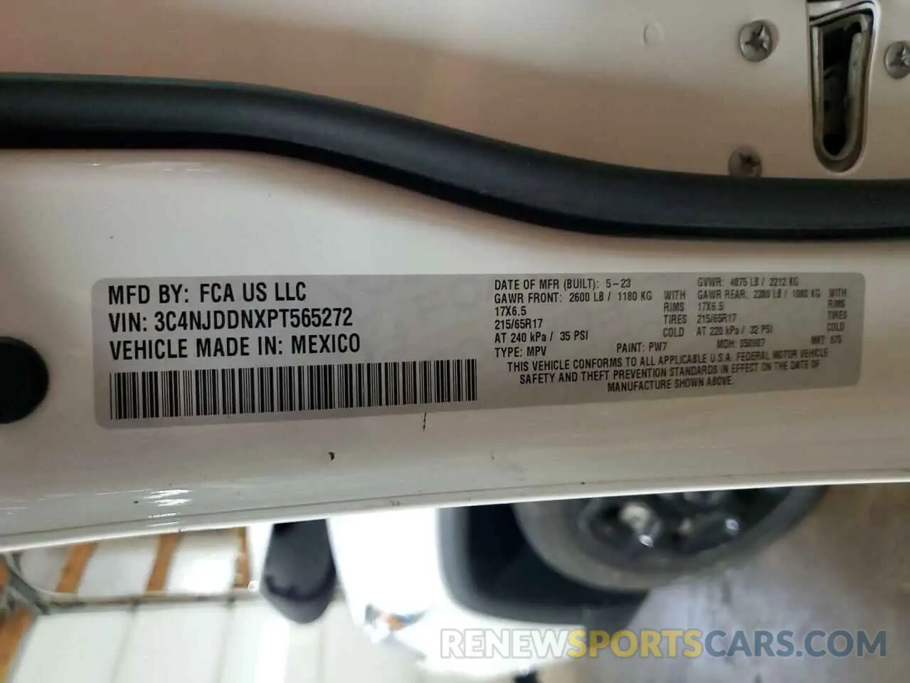 13 fotografías del automóvil dañado 3C4NJDDNXPT565272 JEEP COMPASS 2023