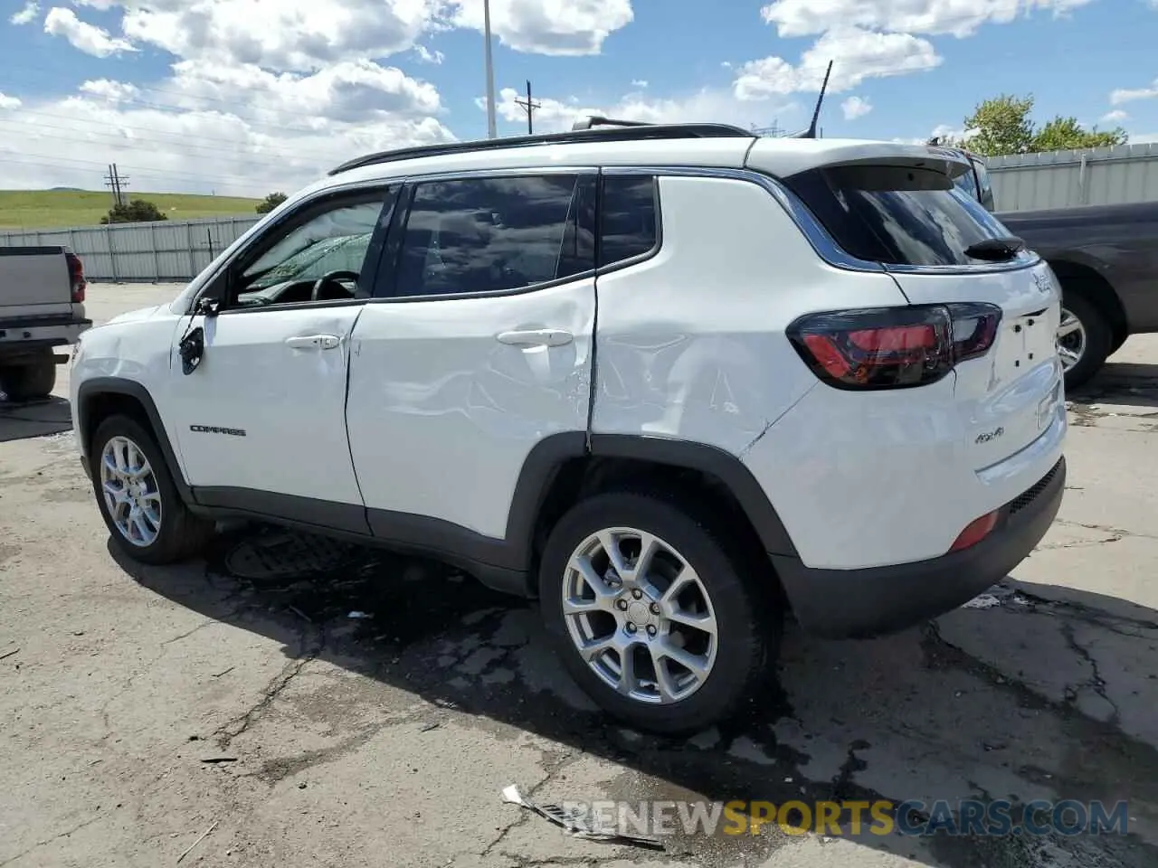 2 fotografías del automóvil dañado 3C4NJDFN3PT517934 JEEP COMPASS 2023