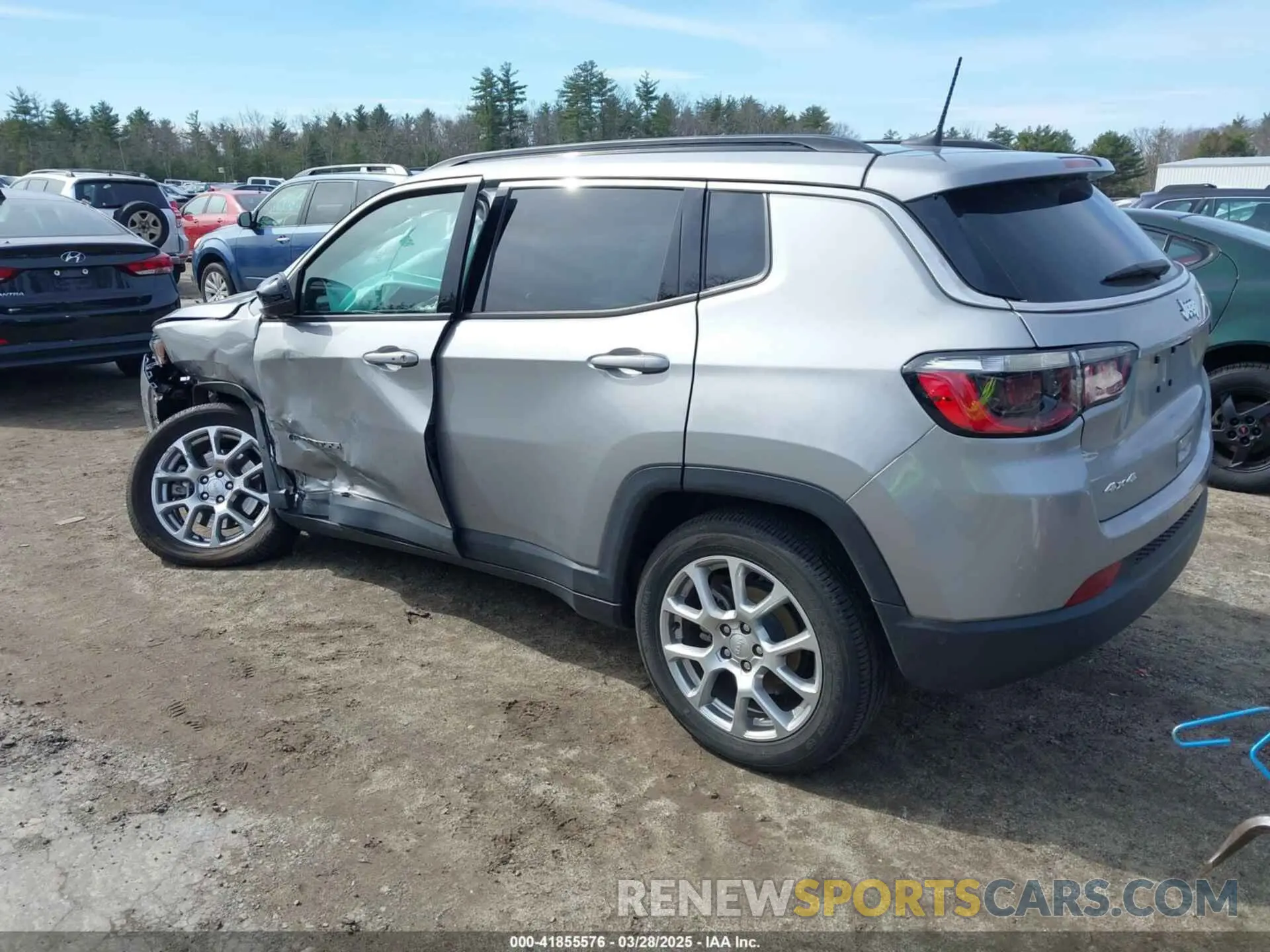 3 fotografías del automóvil dañado 3C4NJDFN4PT558945 JEEP COMPASS 2023
