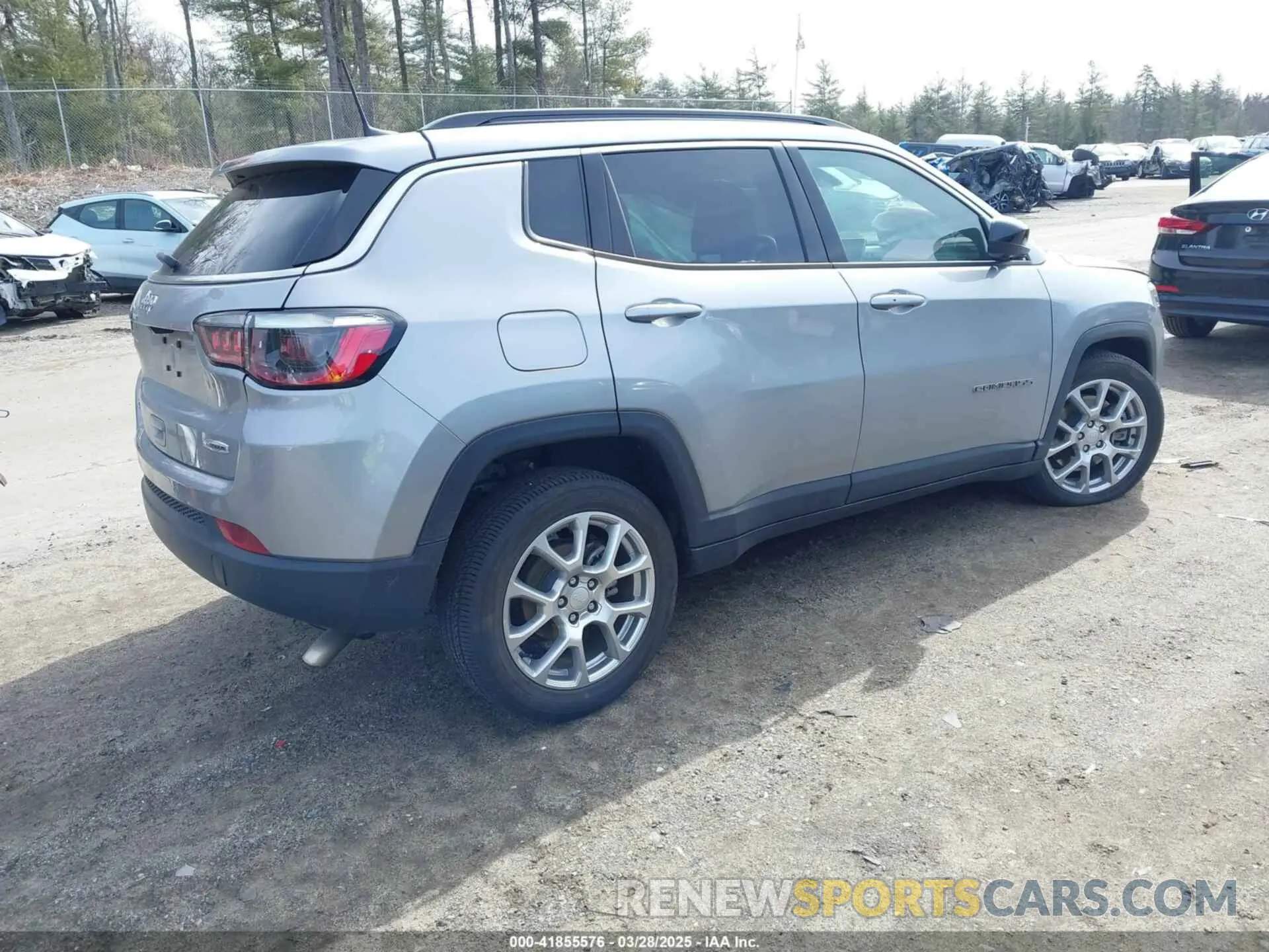 4 fotografías del automóvil dañado 3C4NJDFN4PT558945 JEEP COMPASS 2023