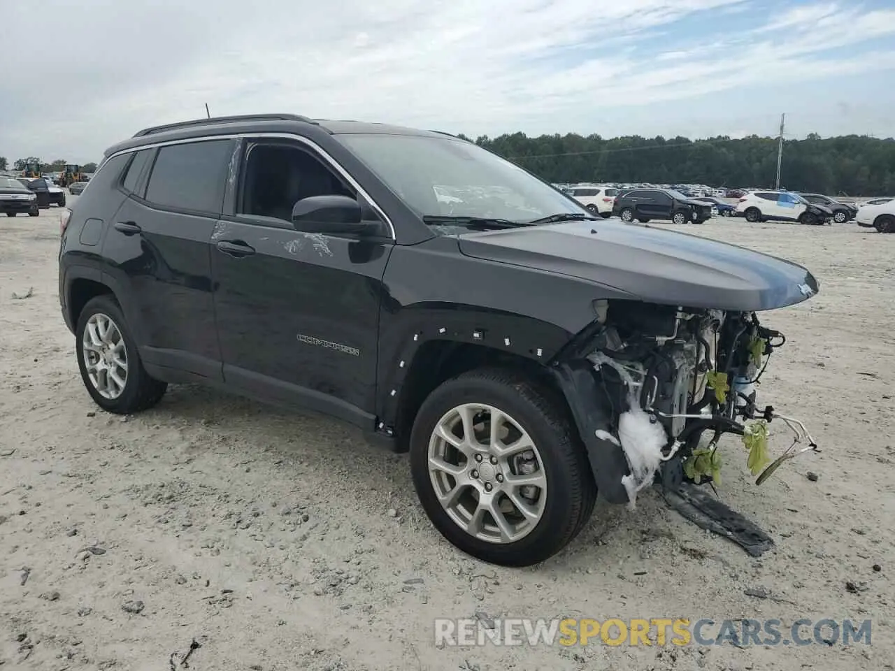 4 fotografías del automóvil dañado 3C4NJDFN5PT533259 JEEP COMPASS 2023