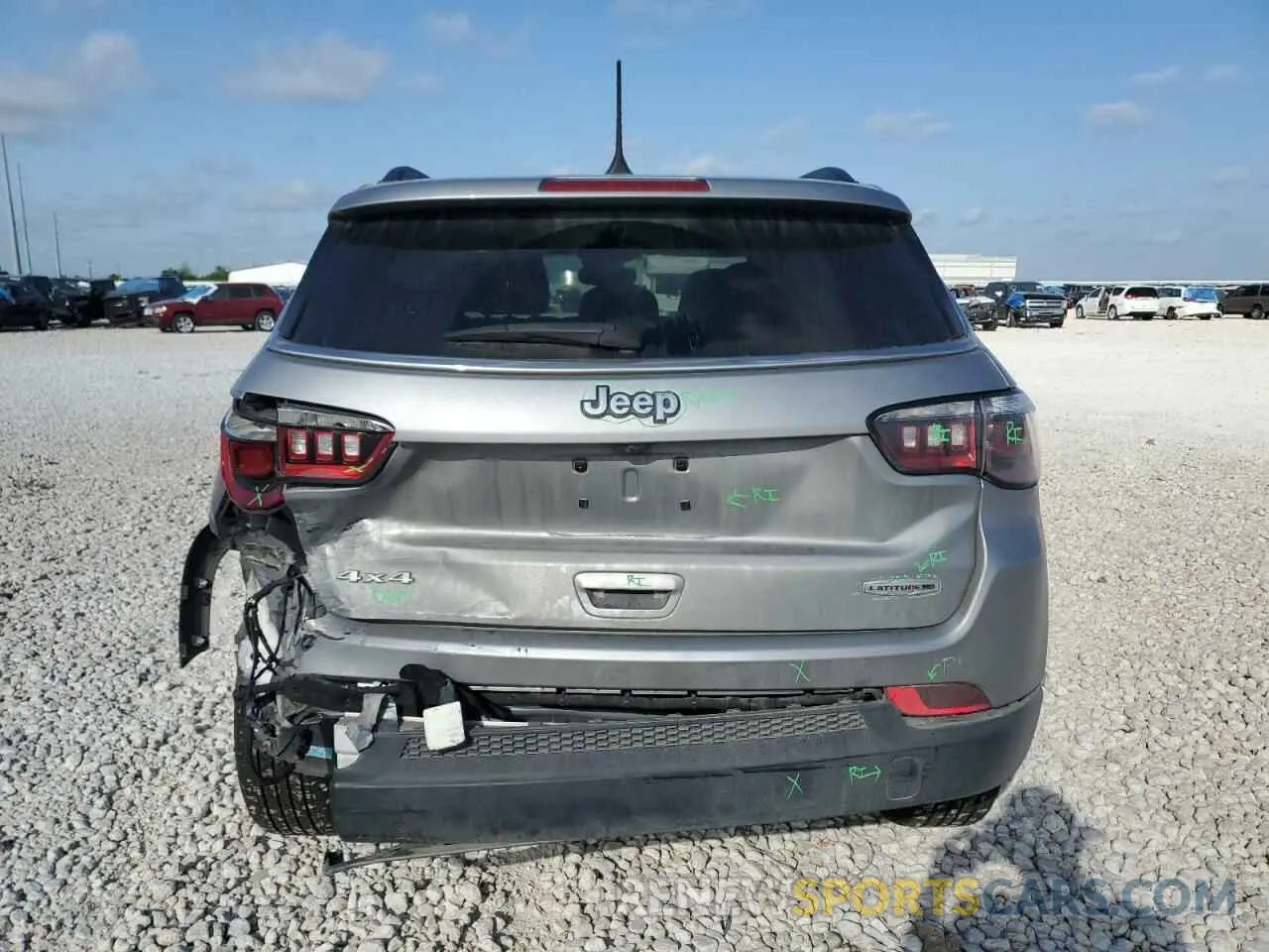 6 fotografías del automóvil dañado 3C4NJDFN6PT513828 JEEP COMPASS 2023