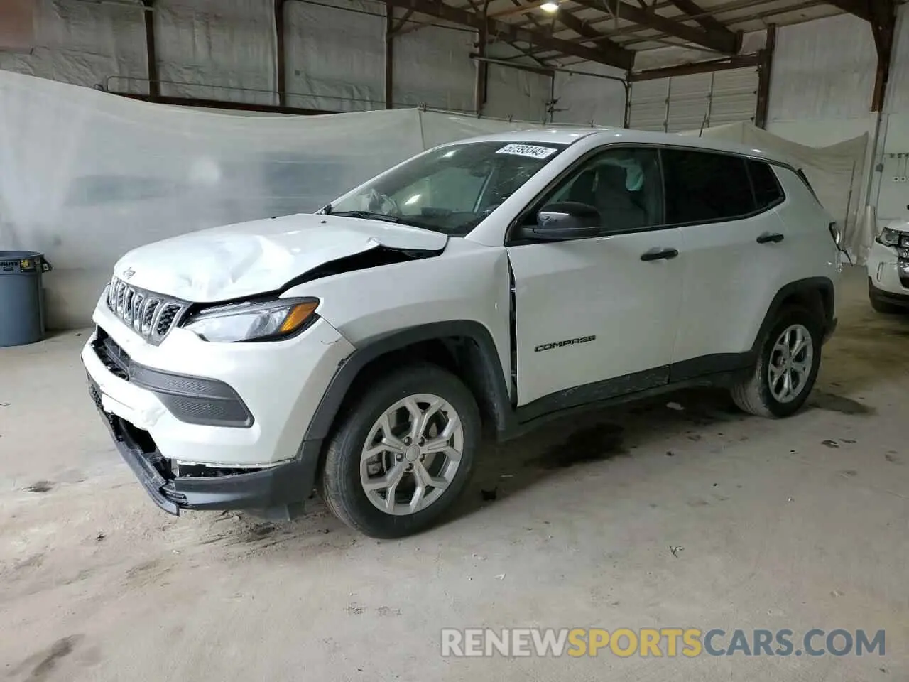 1 fotografías del automóvil dañado 3C4NJDAN2RT145173 JEEP COMPASS 2024
