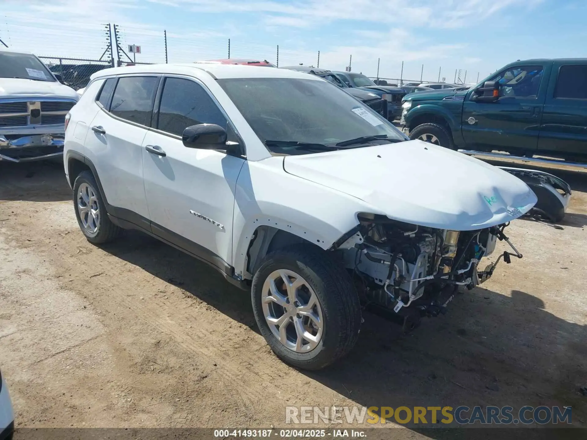 1 fotografías del automóvil dañado 3C4NJDAN8RT170417 JEEP COMPASS 2024