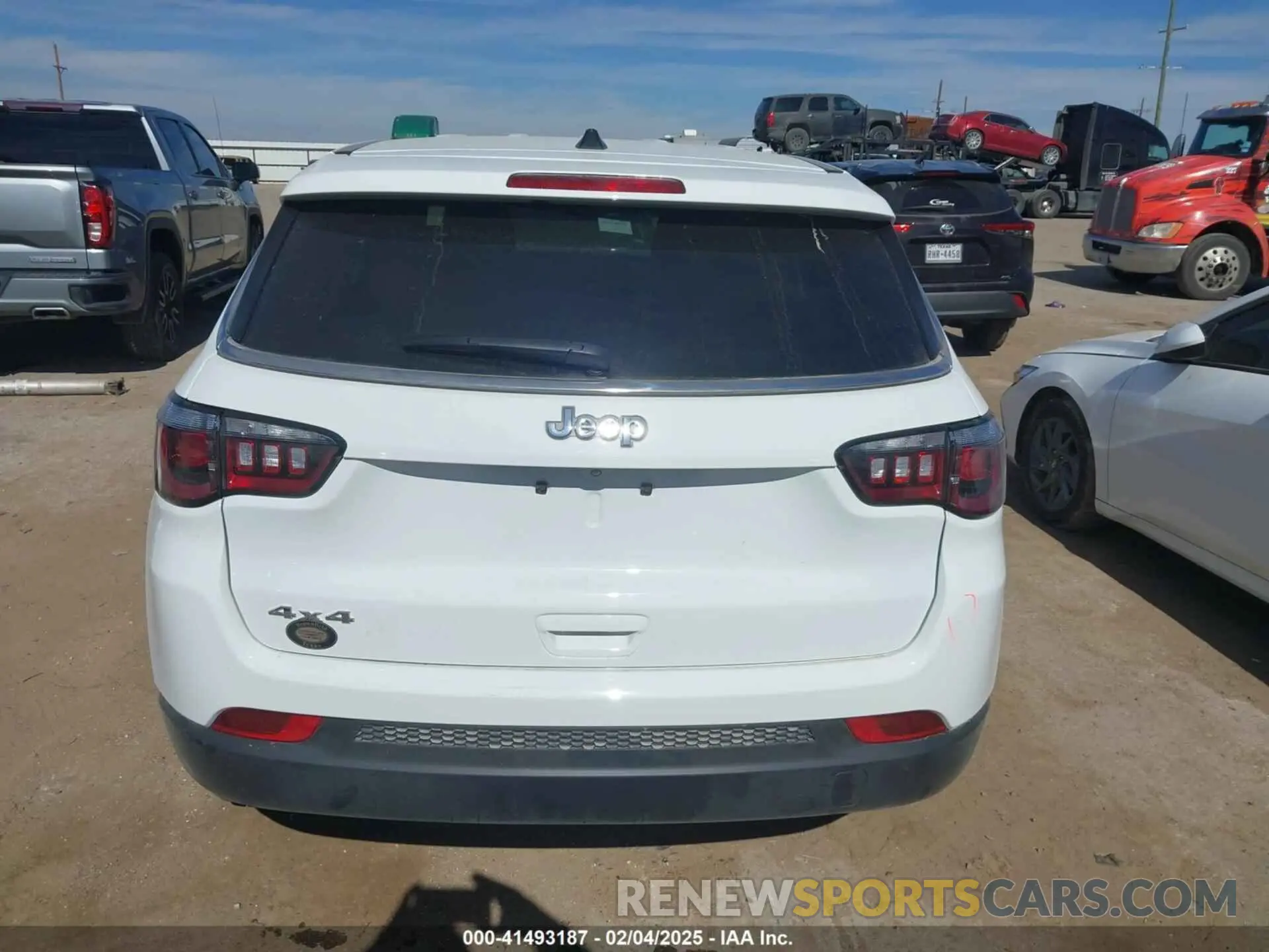 17 fotografías del automóvil dañado 3C4NJDAN8RT170417 JEEP COMPASS 2024