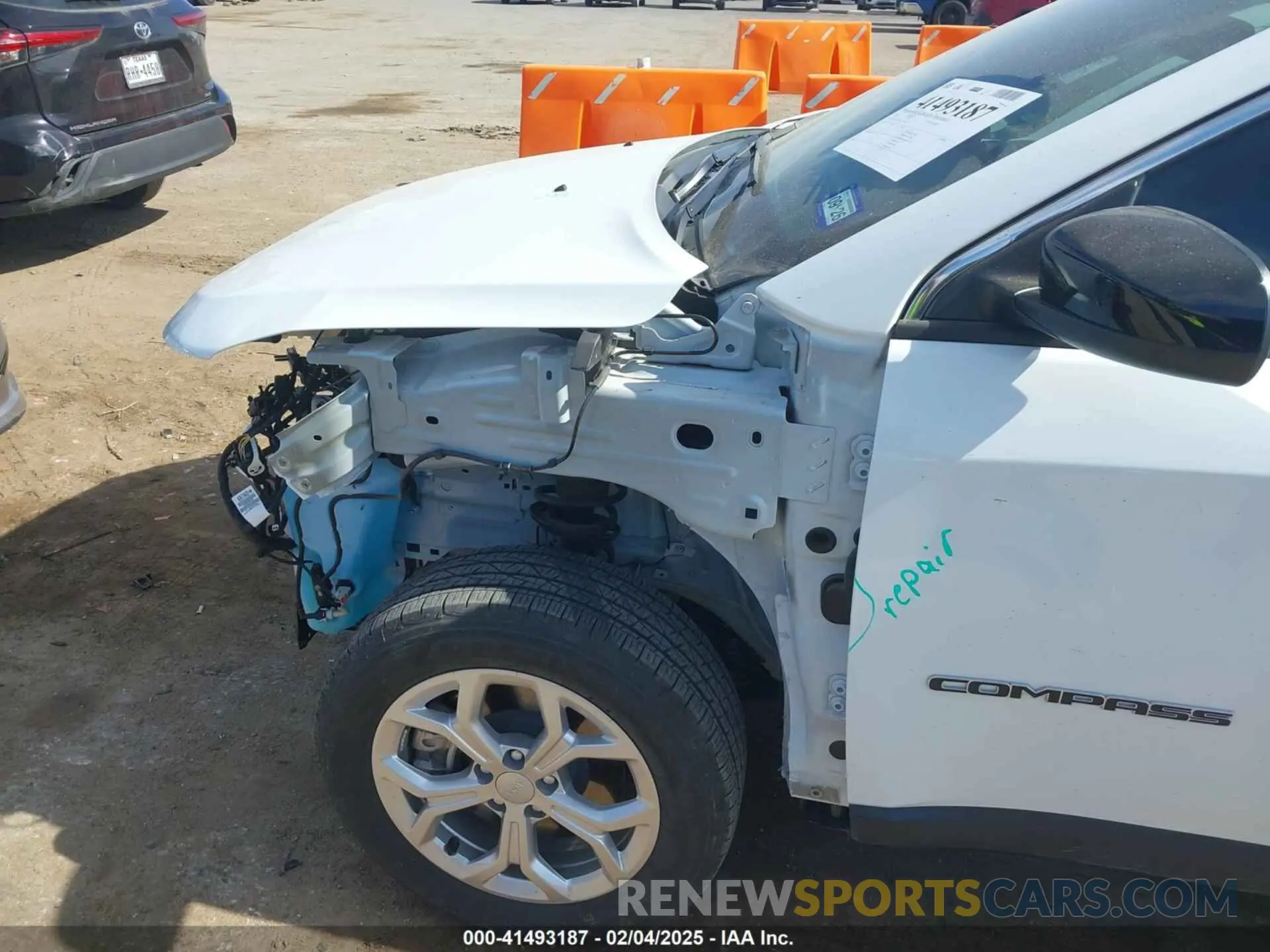 6 fotografías del automóvil dañado 3C4NJDAN8RT170417 JEEP COMPASS 2024