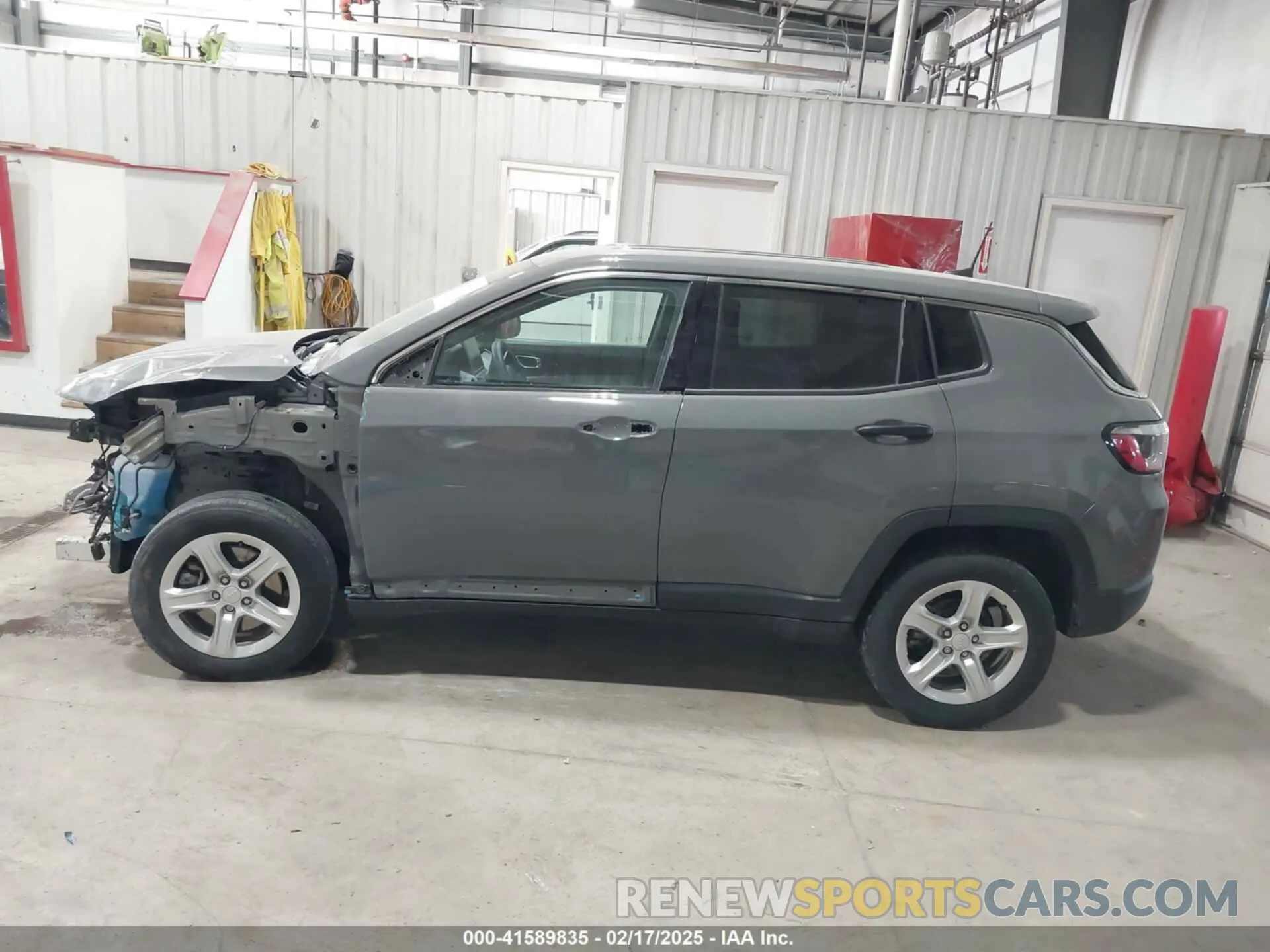 14 fotografías del automóvil dañado 3C4NJDAN8RT580067 JEEP COMPASS 2024