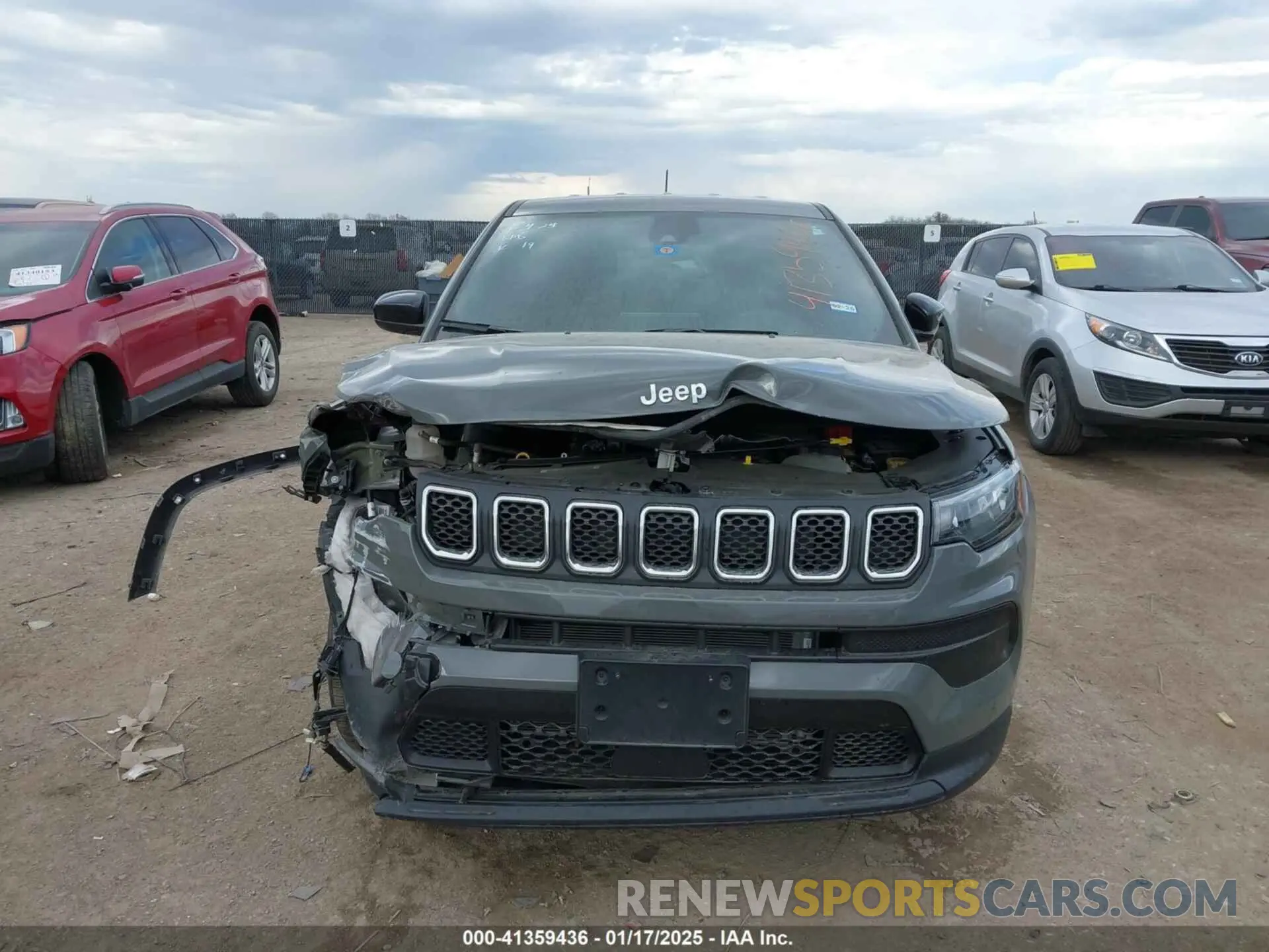 12 fotografías del automóvil dañado 3C4NJDANXRT583844 JEEP COMPASS 2024