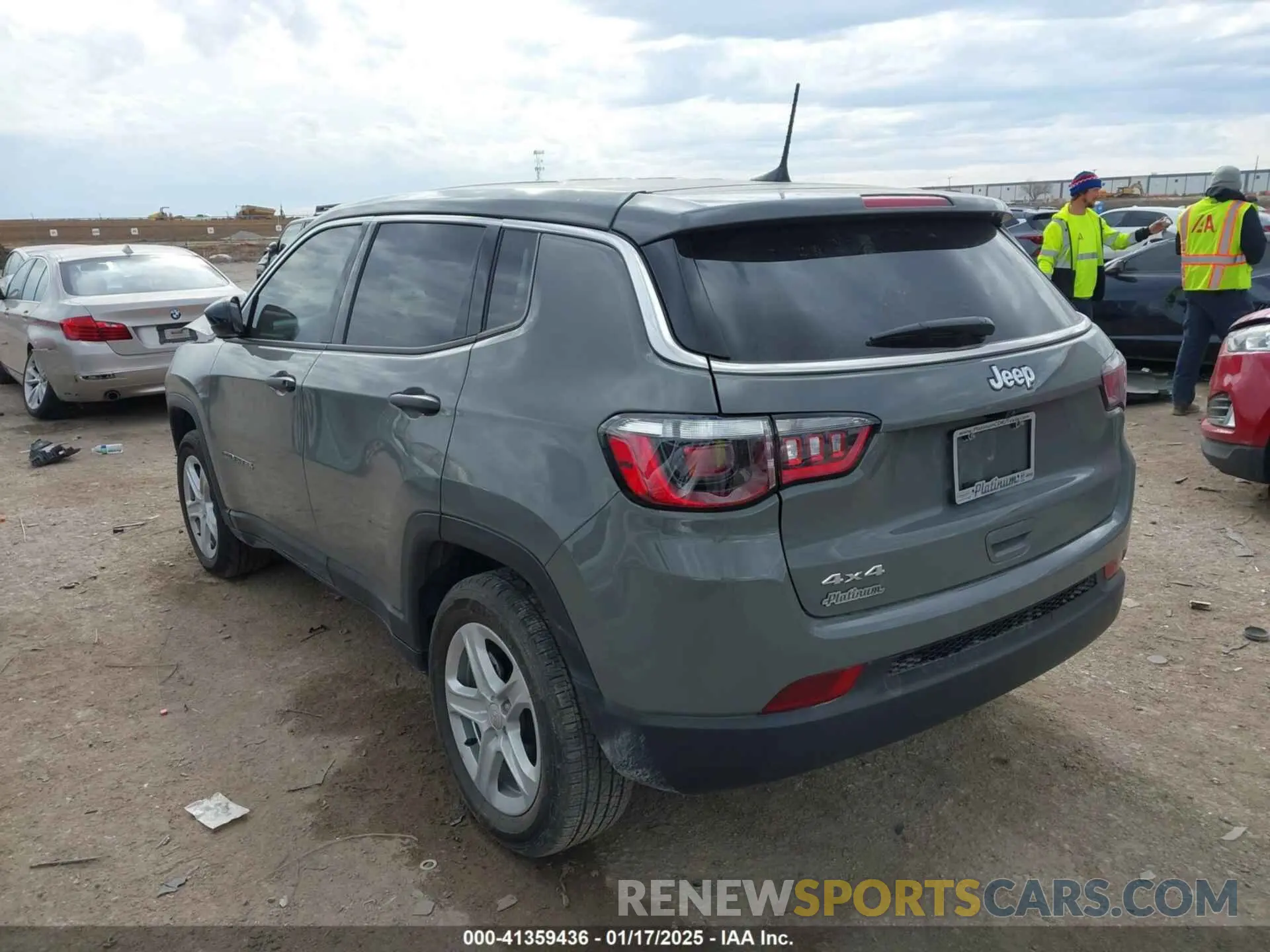 3 fotografías del automóvil dañado 3C4NJDANXRT583844 JEEP COMPASS 2024