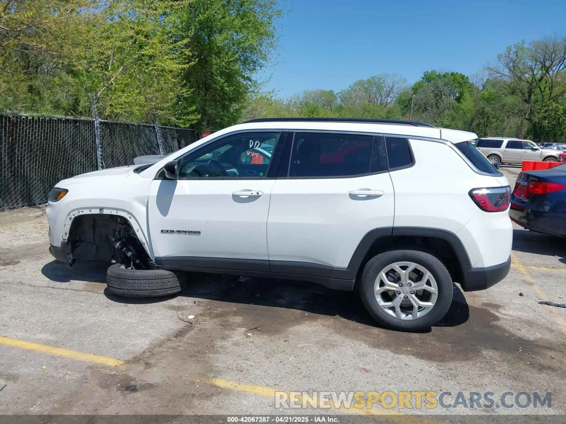 15 fotografías del automóvil dañado 3C4NJDBN0RT109268 JEEP COMPASS 2024