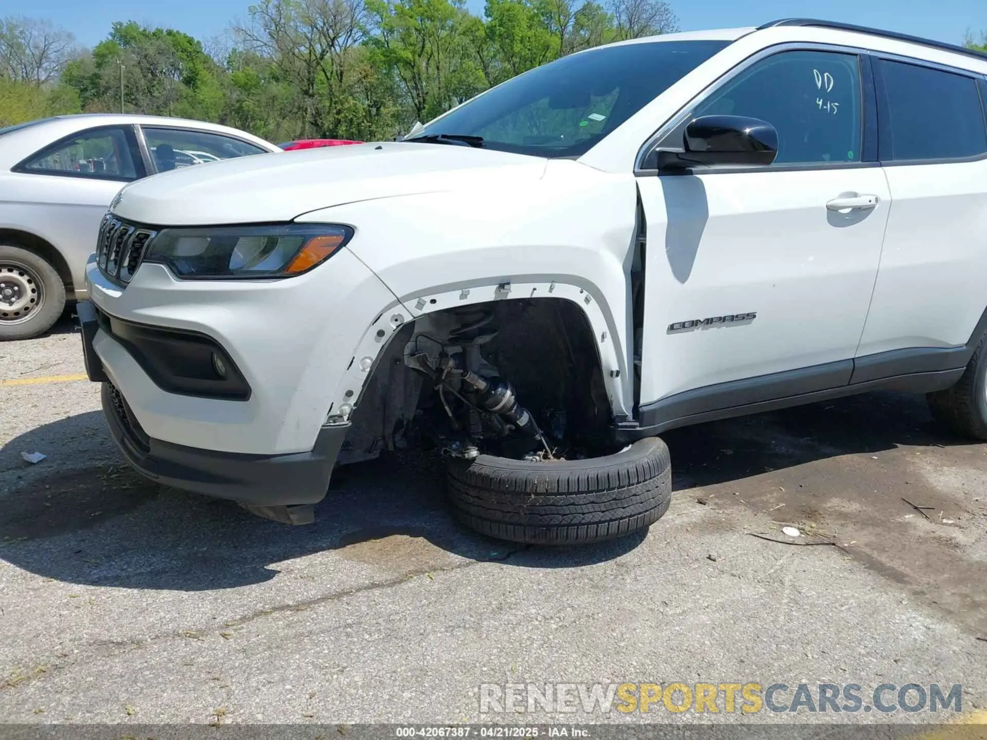 6 fotografías del automóvil dañado 3C4NJDBN0RT109268 JEEP COMPASS 2024