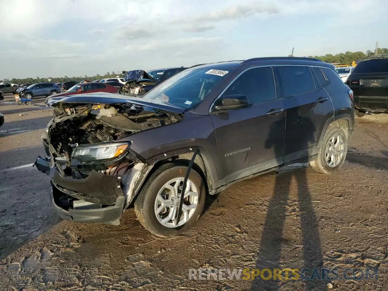 1 fotografías del automóvil dañado 3C4NJDBN0RT126488 JEEP COMPASS 2024