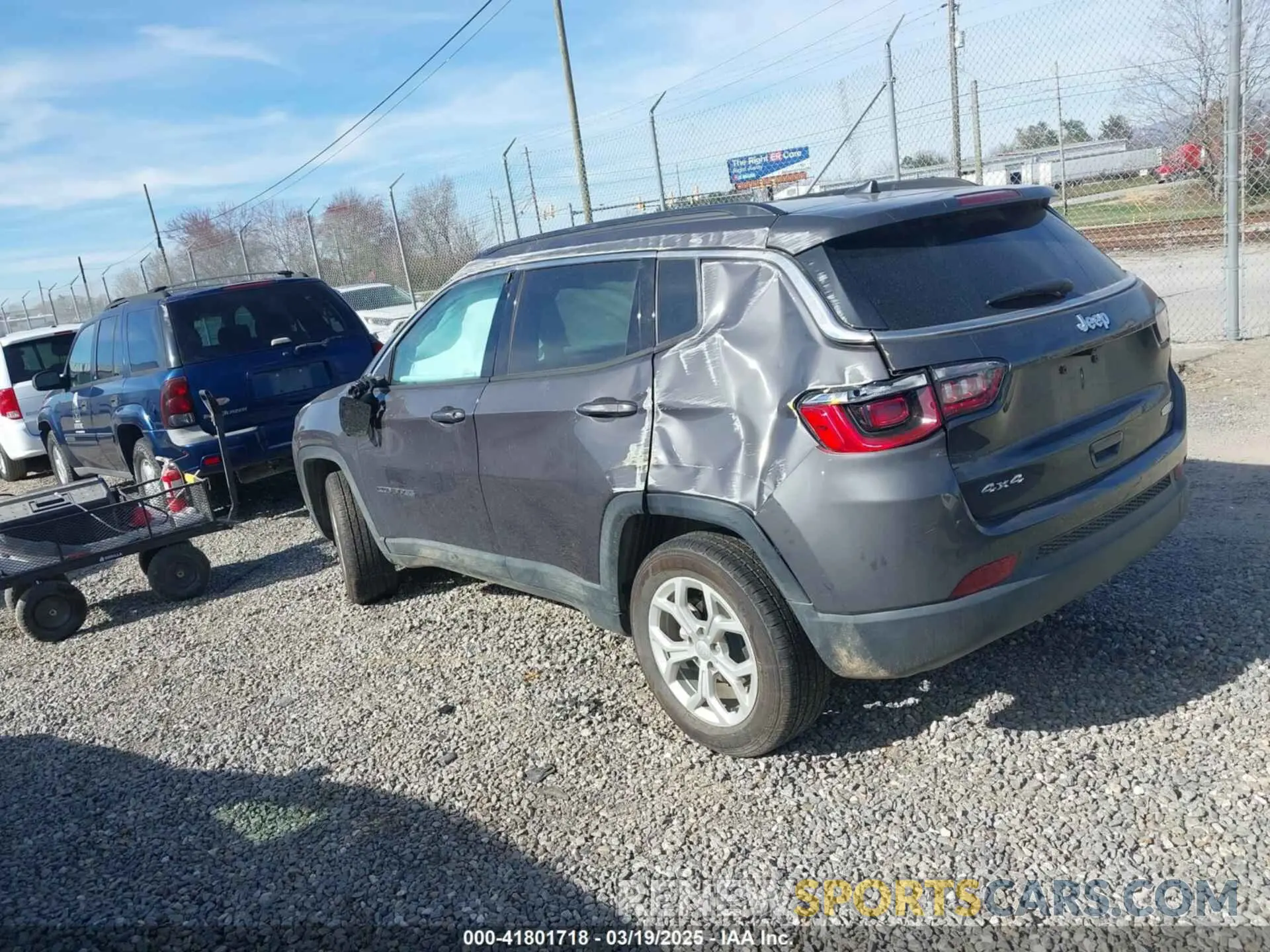 3 fotografías del automóvil dañado 3C4NJDBN0RT152329 JEEP COMPASS 2024
