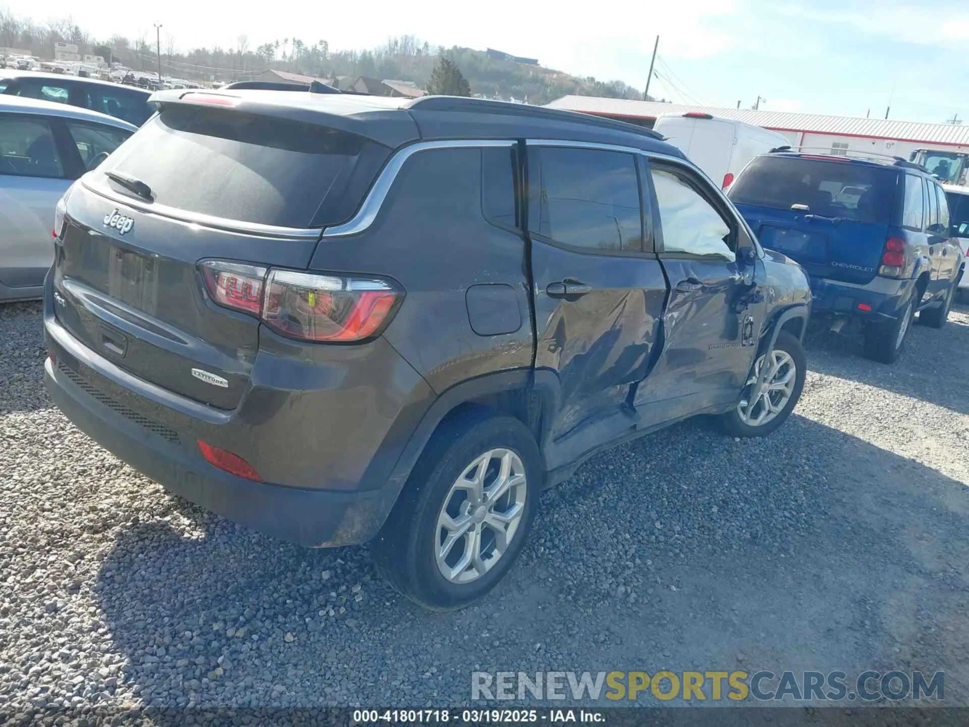 4 fotografías del automóvil dañado 3C4NJDBN0RT152329 JEEP COMPASS 2024