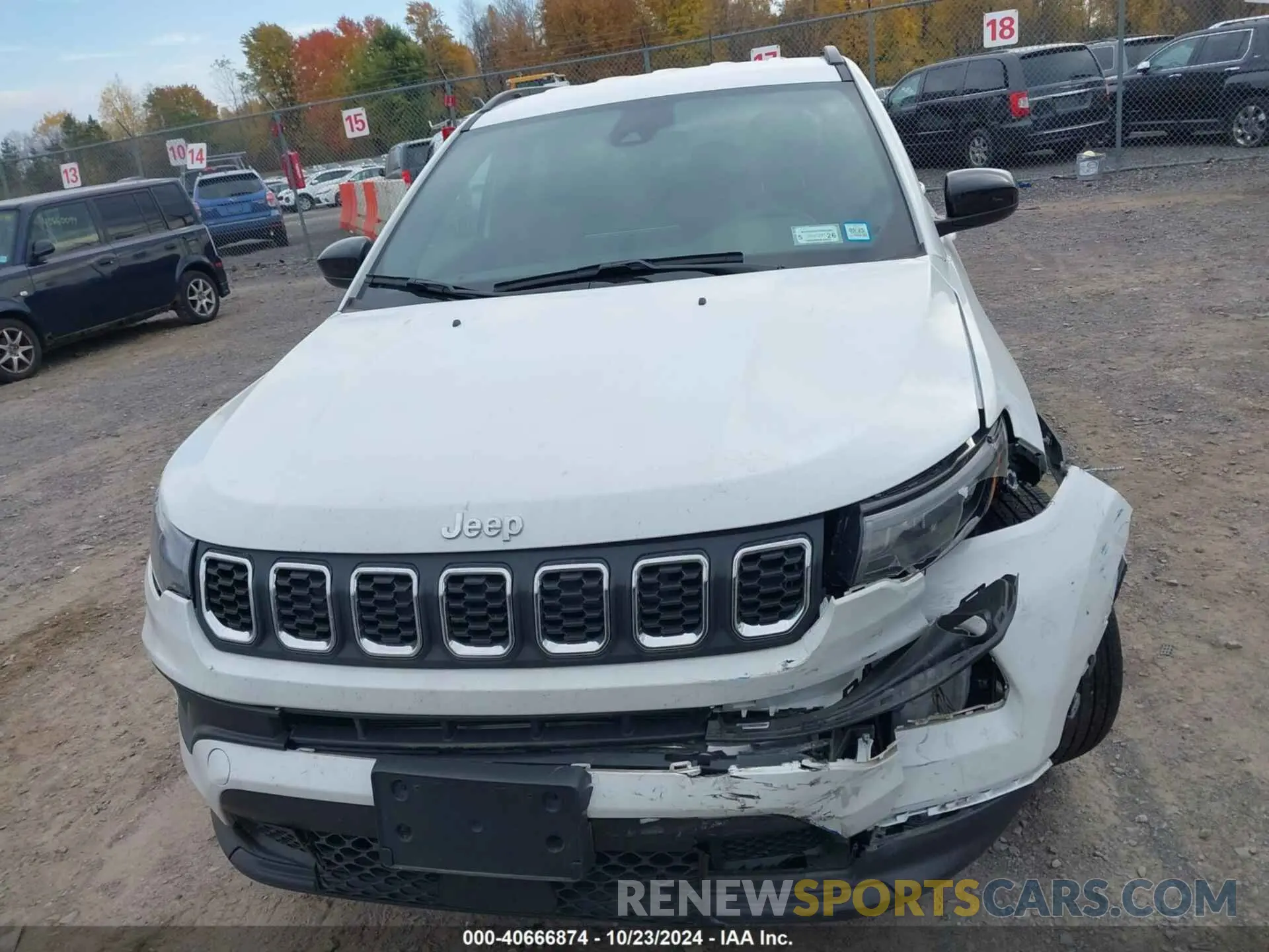 12 fotografías del automóvil dañado 3C4NJDBN1RT103690 JEEP COMPASS 2024