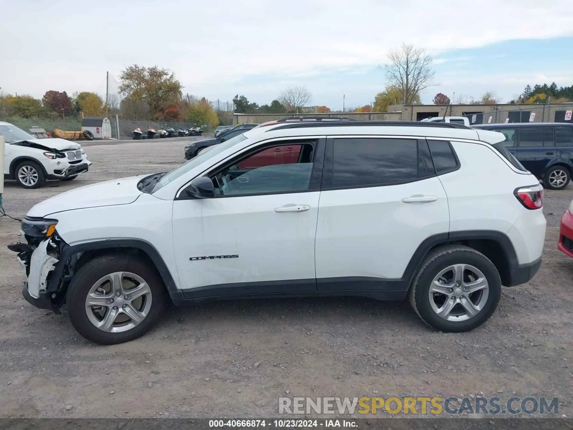 14 fotografías del automóvil dañado 3C4NJDBN1RT103690 JEEP COMPASS 2024