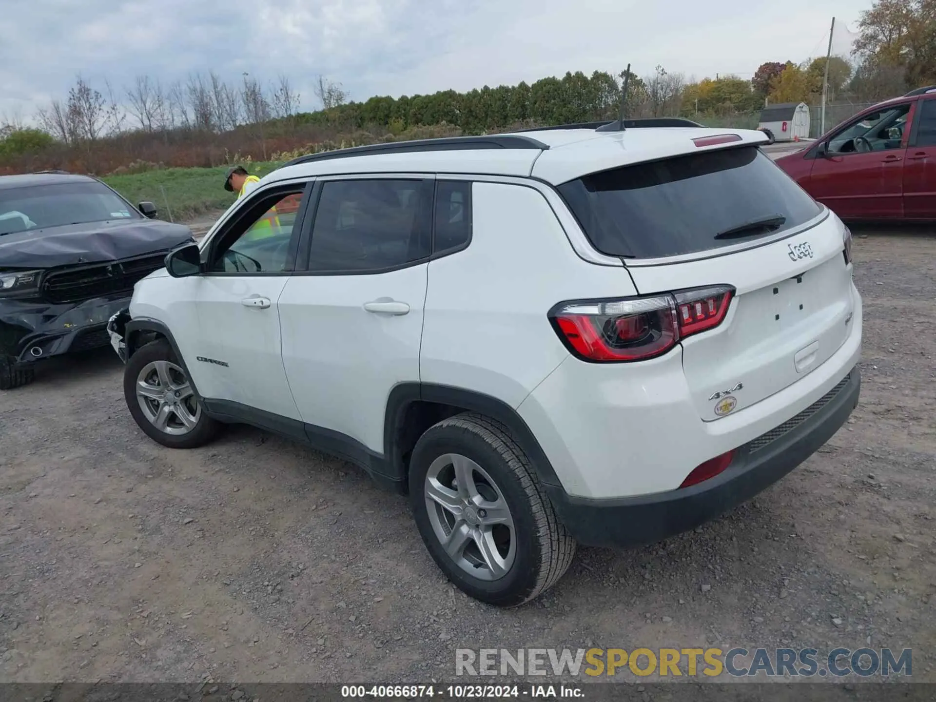 3 fotografías del automóvil dañado 3C4NJDBN1RT103690 JEEP COMPASS 2024