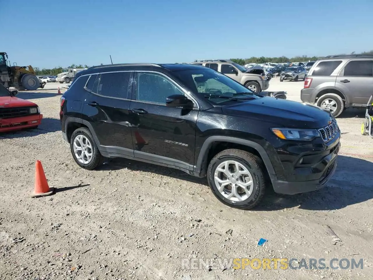 4 fotografías del automóvil dañado 3C4NJDBN1RT119341 JEEP COMPASS 2024