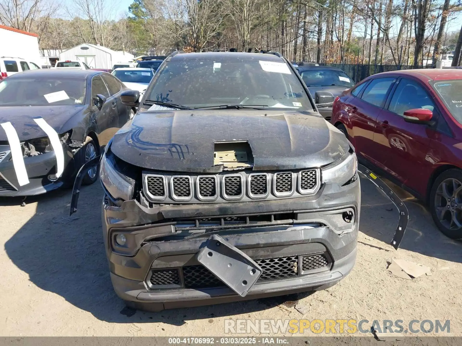 12 fotografías del automóvil dañado 3C4NJDBN1RT597260 JEEP COMPASS 2024