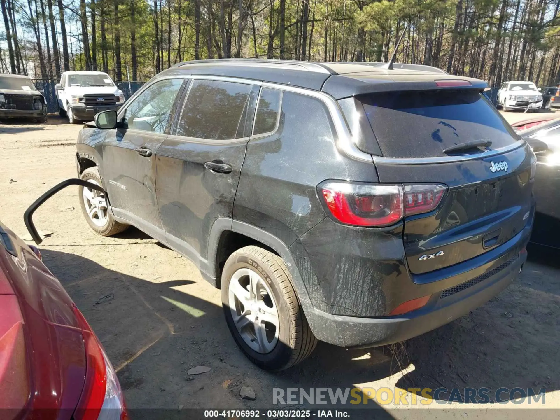 3 fotografías del automóvil dañado 3C4NJDBN1RT597260 JEEP COMPASS 2024