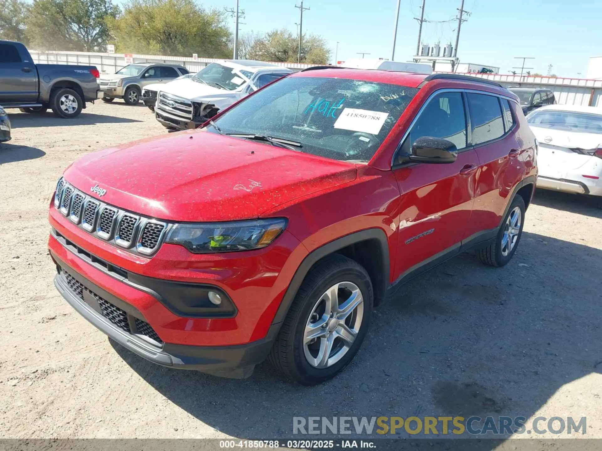 2 fotografías del automóvil dañado 3C4NJDBN2RT606063 JEEP COMPASS 2024