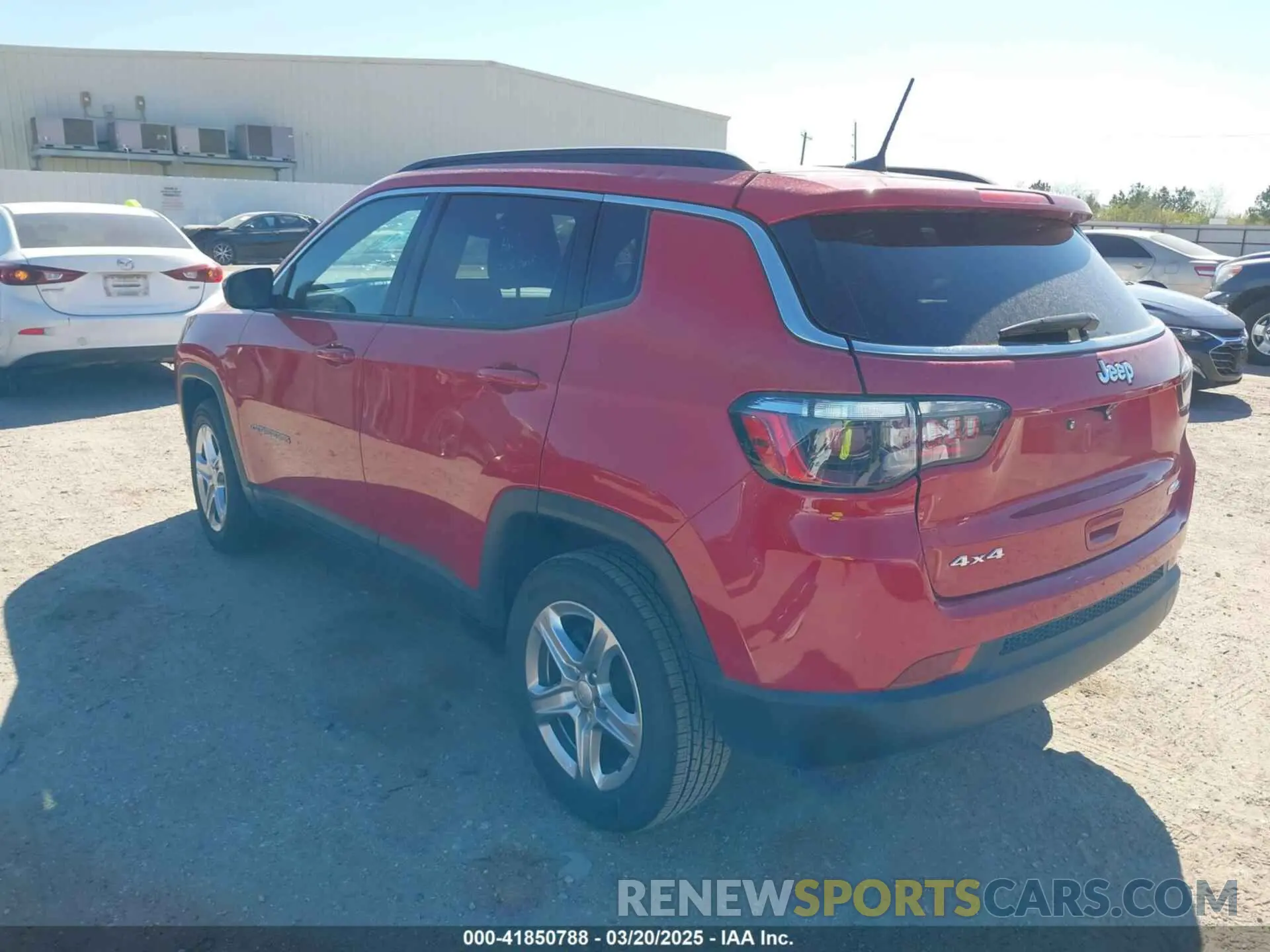 3 fotografías del automóvil dañado 3C4NJDBN2RT606063 JEEP COMPASS 2024