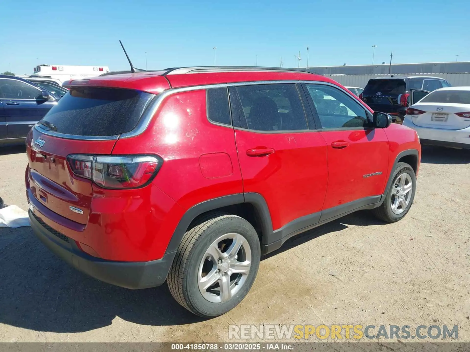 4 fotografías del automóvil dañado 3C4NJDBN2RT606063 JEEP COMPASS 2024