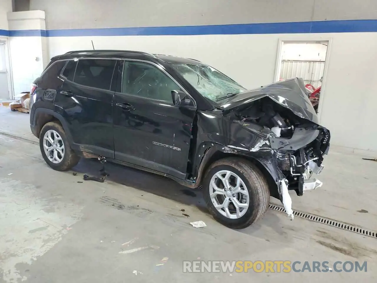 4 fotografías del automóvil dañado 3C4NJDBN3RT133130 JEEP COMPASS 2024