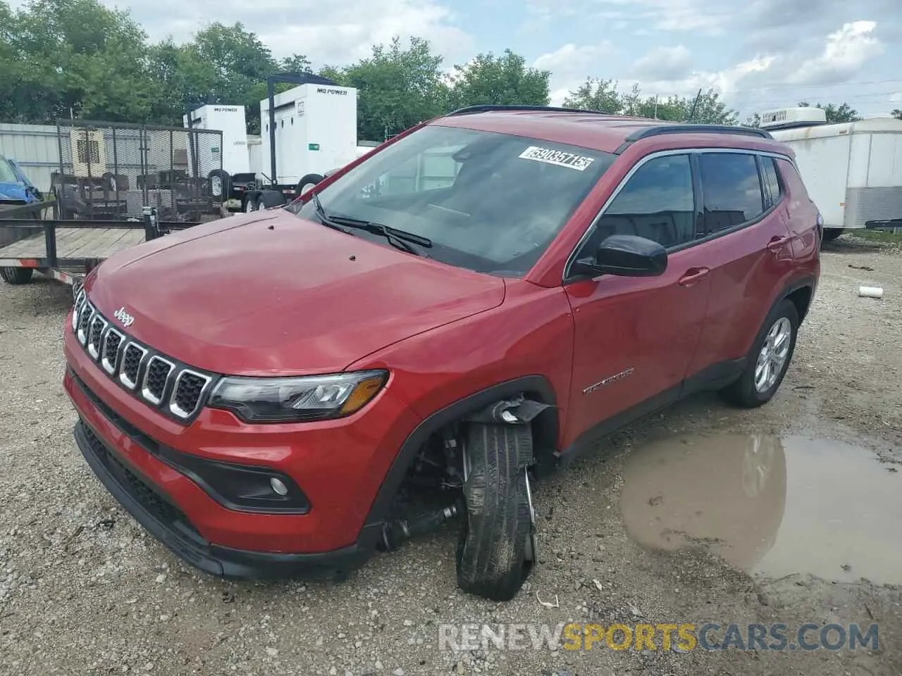 1 fotografías del automóvil dañado 3C4NJDBN3RT137971 JEEP COMPASS 2024