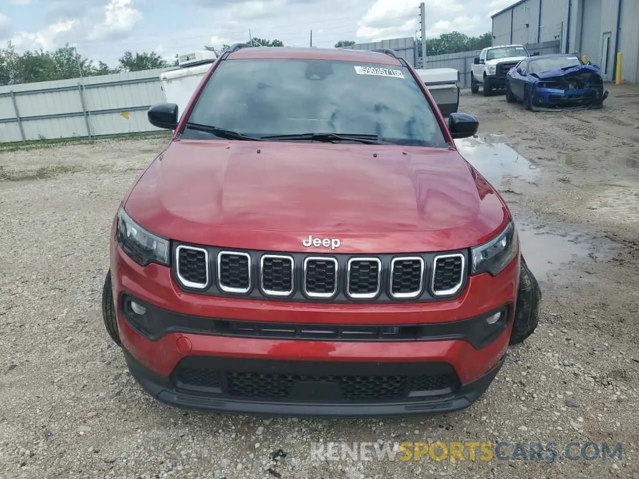 5 fotografías del automóvil dañado 3C4NJDBN3RT137971 JEEP COMPASS 2024