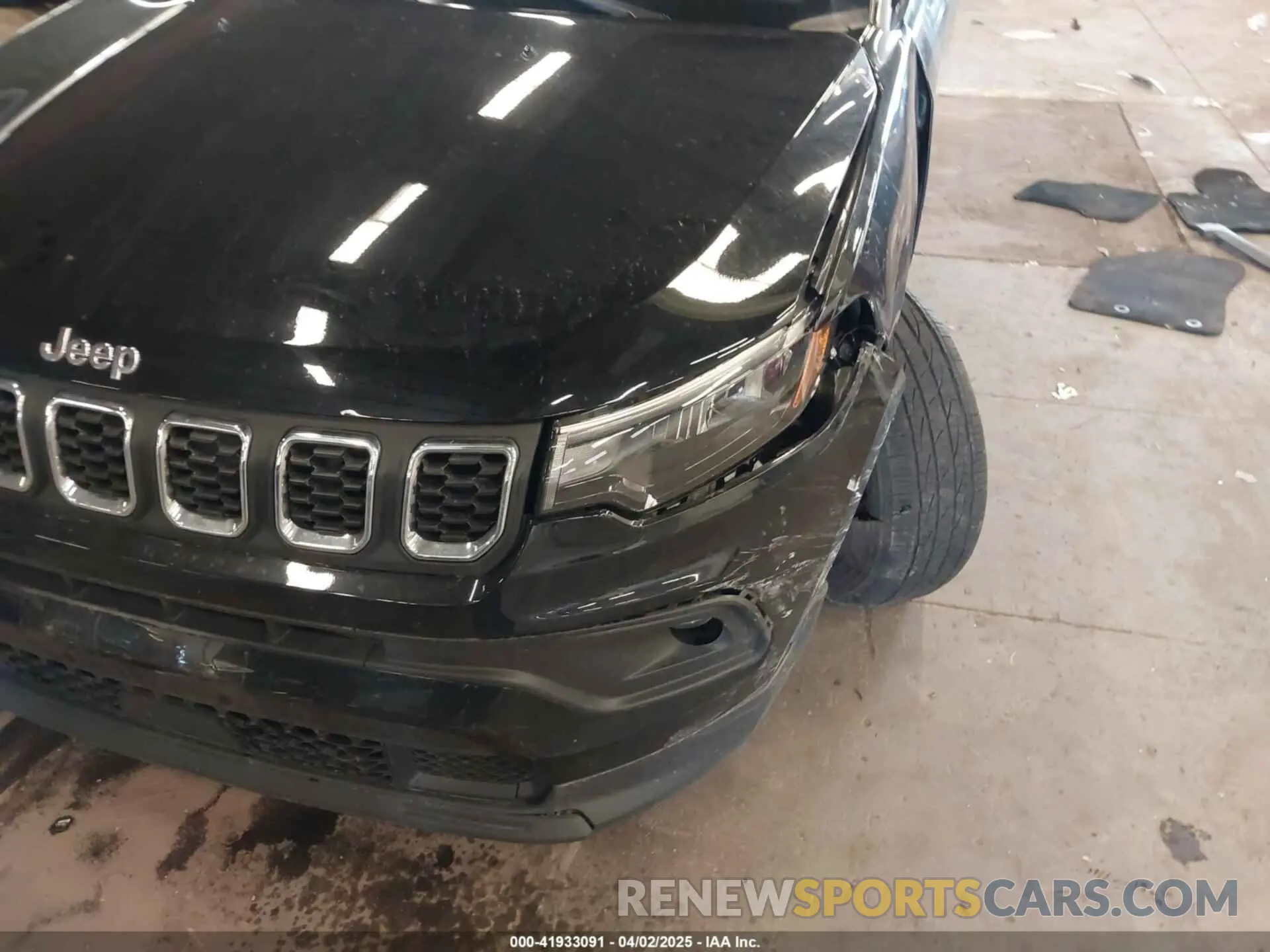 6 fotografías del automóvil dañado 3C4NJDBN3RT175331 JEEP COMPASS 2024