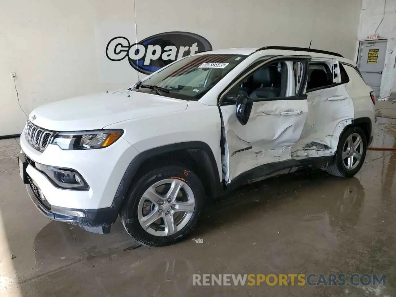 1 fotografías del automóvil dañado 3C4NJDBN3RT608064 JEEP COMPASS 2024