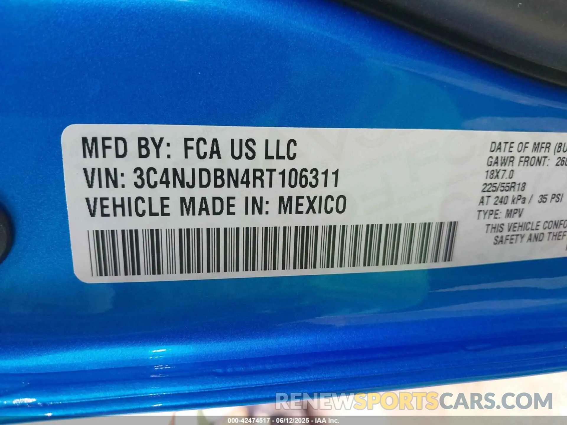 9 fotografías del automóvil dañado 3C4NJDBN4RT106311 JEEP COMPASS 2024
