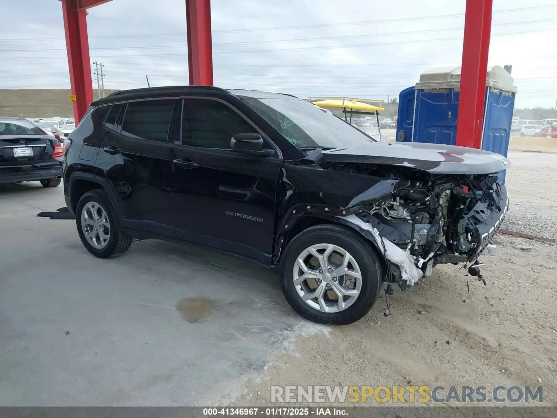 14 fotografías del automóvil dañado 3C4NJDBN4RT135081 JEEP COMPASS 2024