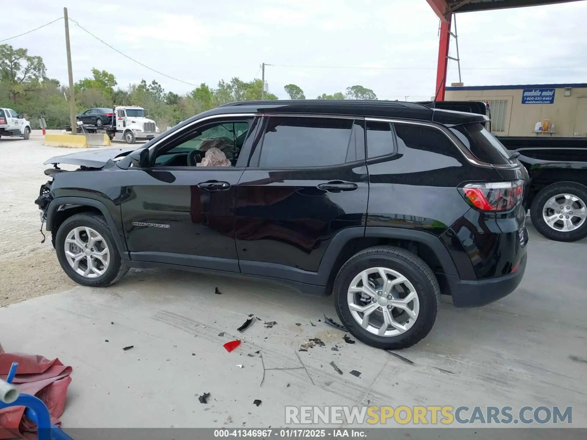 15 fotografías del automóvil dañado 3C4NJDBN4RT135081 JEEP COMPASS 2024