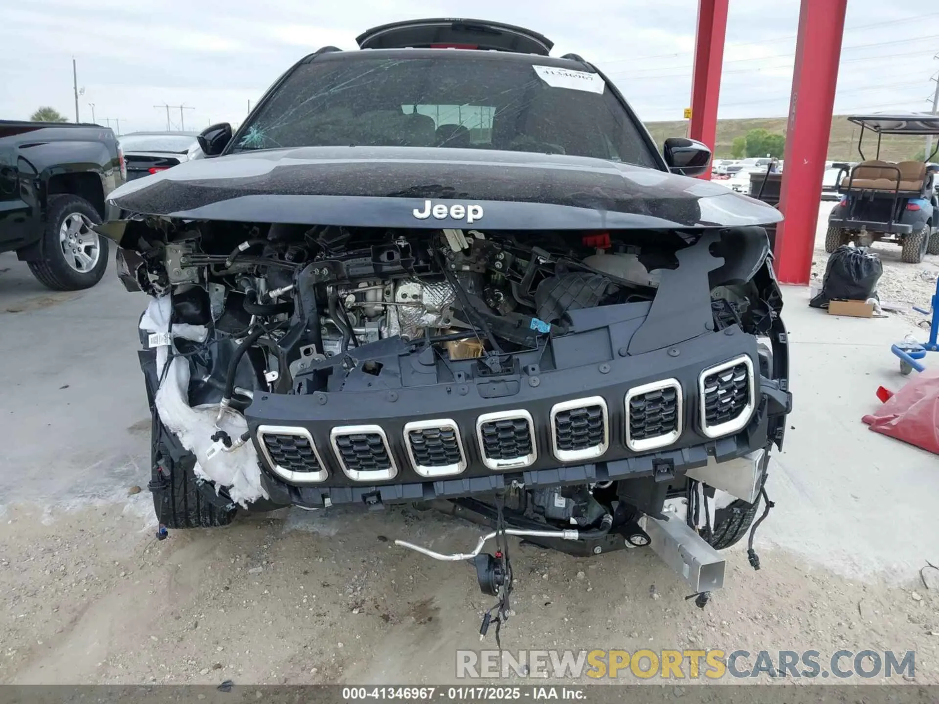 6 fotografías del automóvil dañado 3C4NJDBN4RT135081 JEEP COMPASS 2024