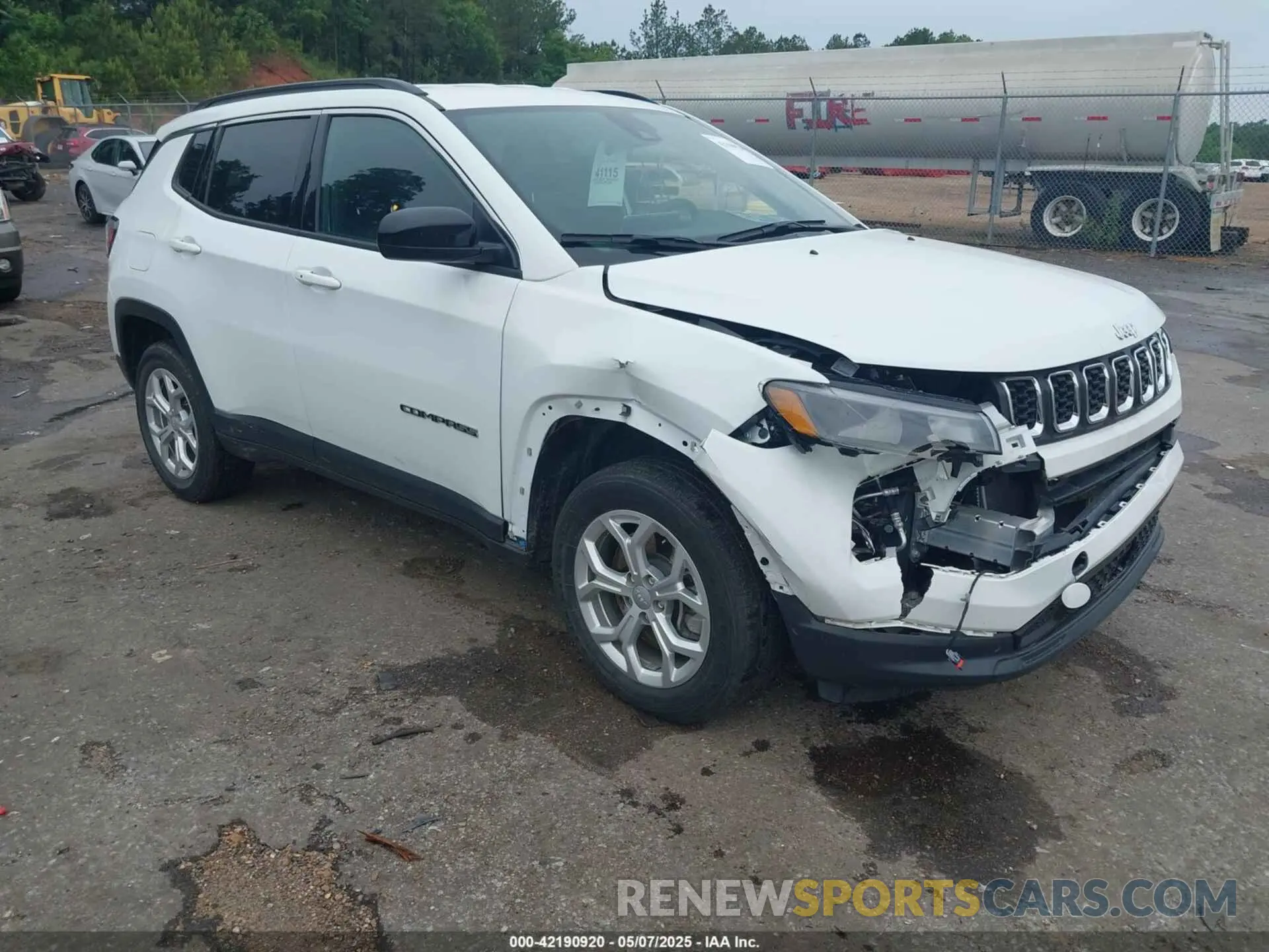 1 fotografías del automóvil dañado 3C4NJDBN5RT100534 JEEP COMPASS 2024