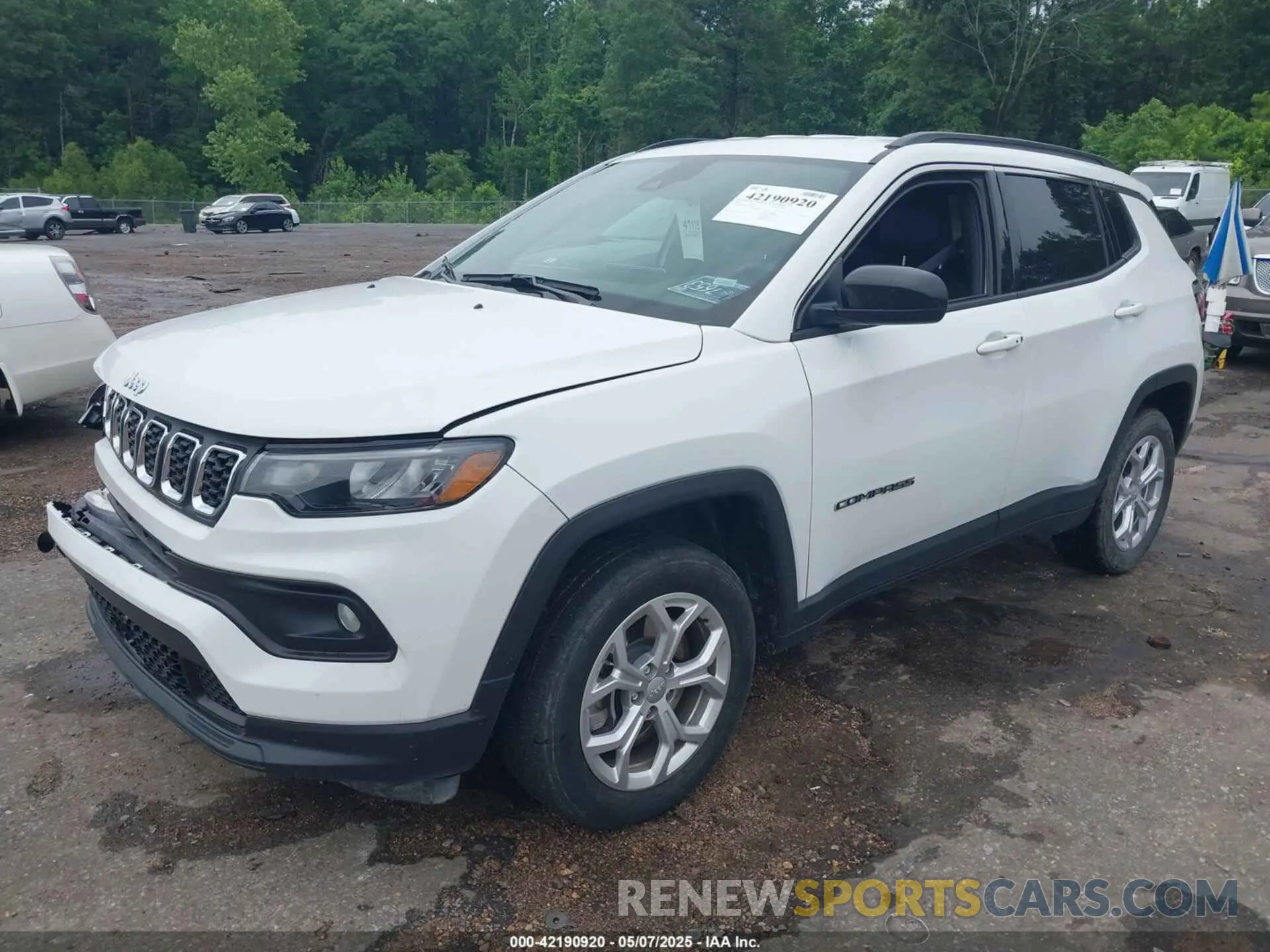 2 fotografías del automóvil dañado 3C4NJDBN5RT100534 JEEP COMPASS 2024