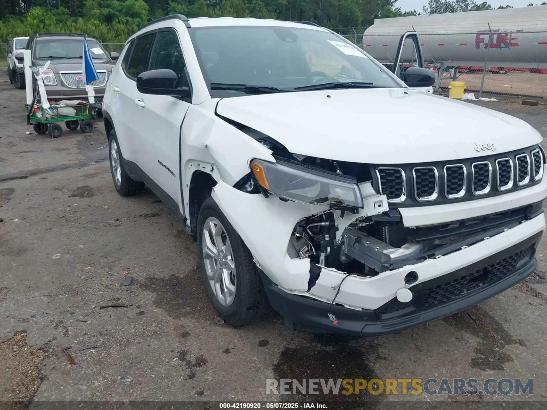 6 fotografías del automóvil dañado 3C4NJDBN5RT100534 JEEP COMPASS 2024
