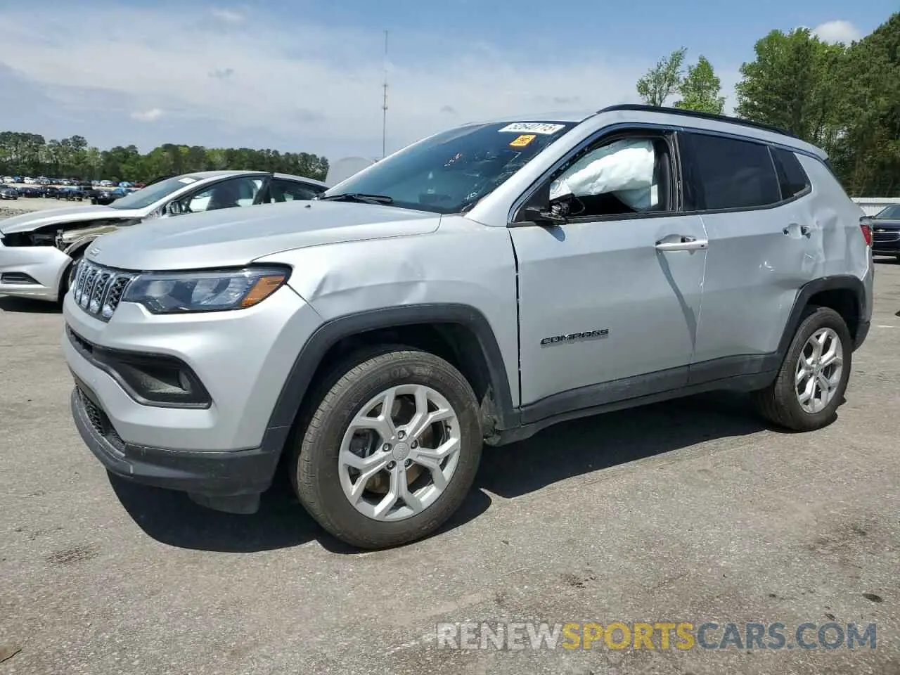 1 fotografías del automóvil dañado 3C4NJDBN5RT114739 JEEP COMPASS 2024