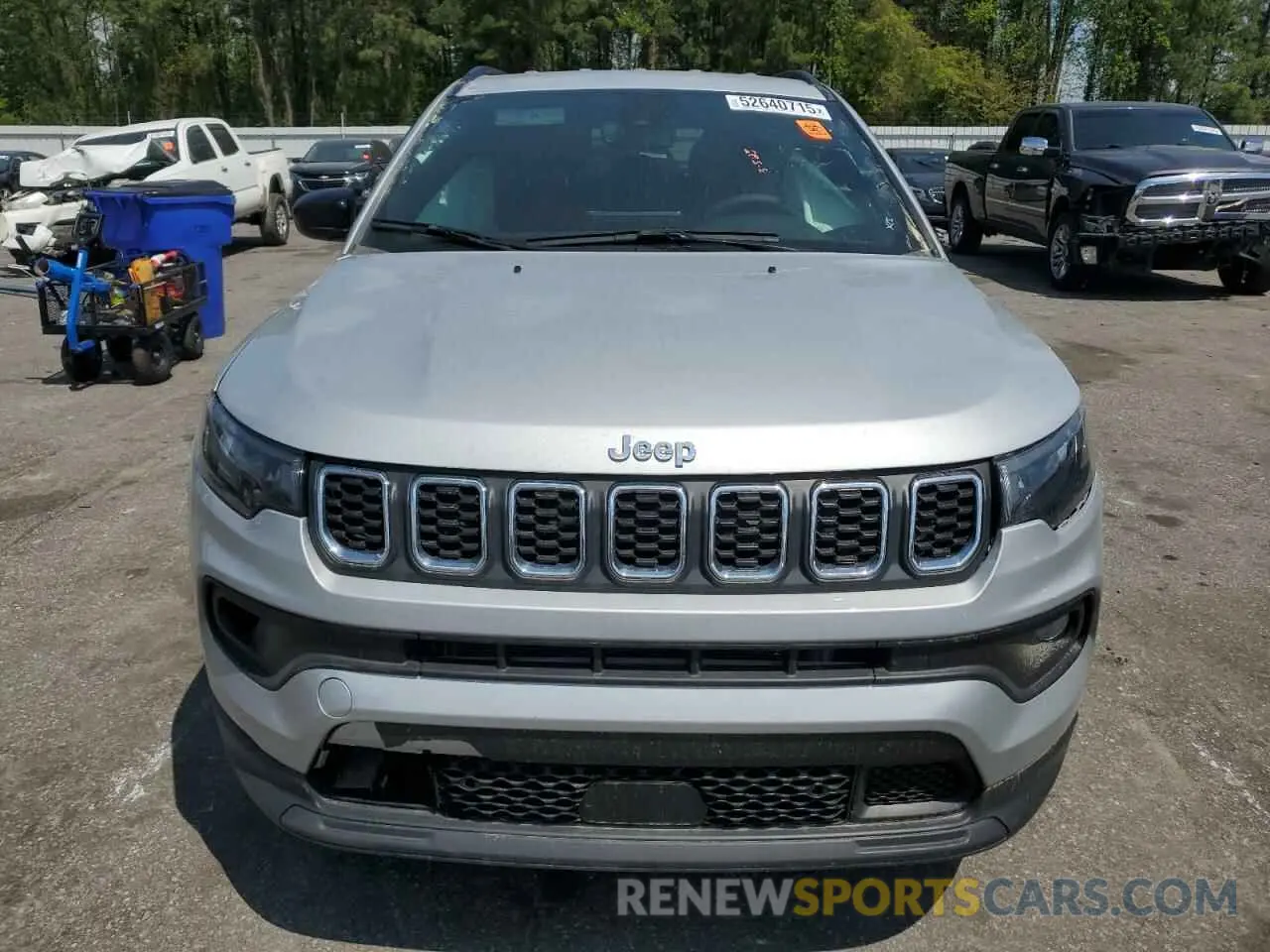 5 fotografías del automóvil dañado 3C4NJDBN5RT114739 JEEP COMPASS 2024