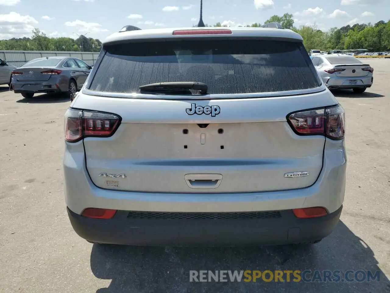 6 fotografías del automóvil dañado 3C4NJDBN5RT114739 JEEP COMPASS 2024
