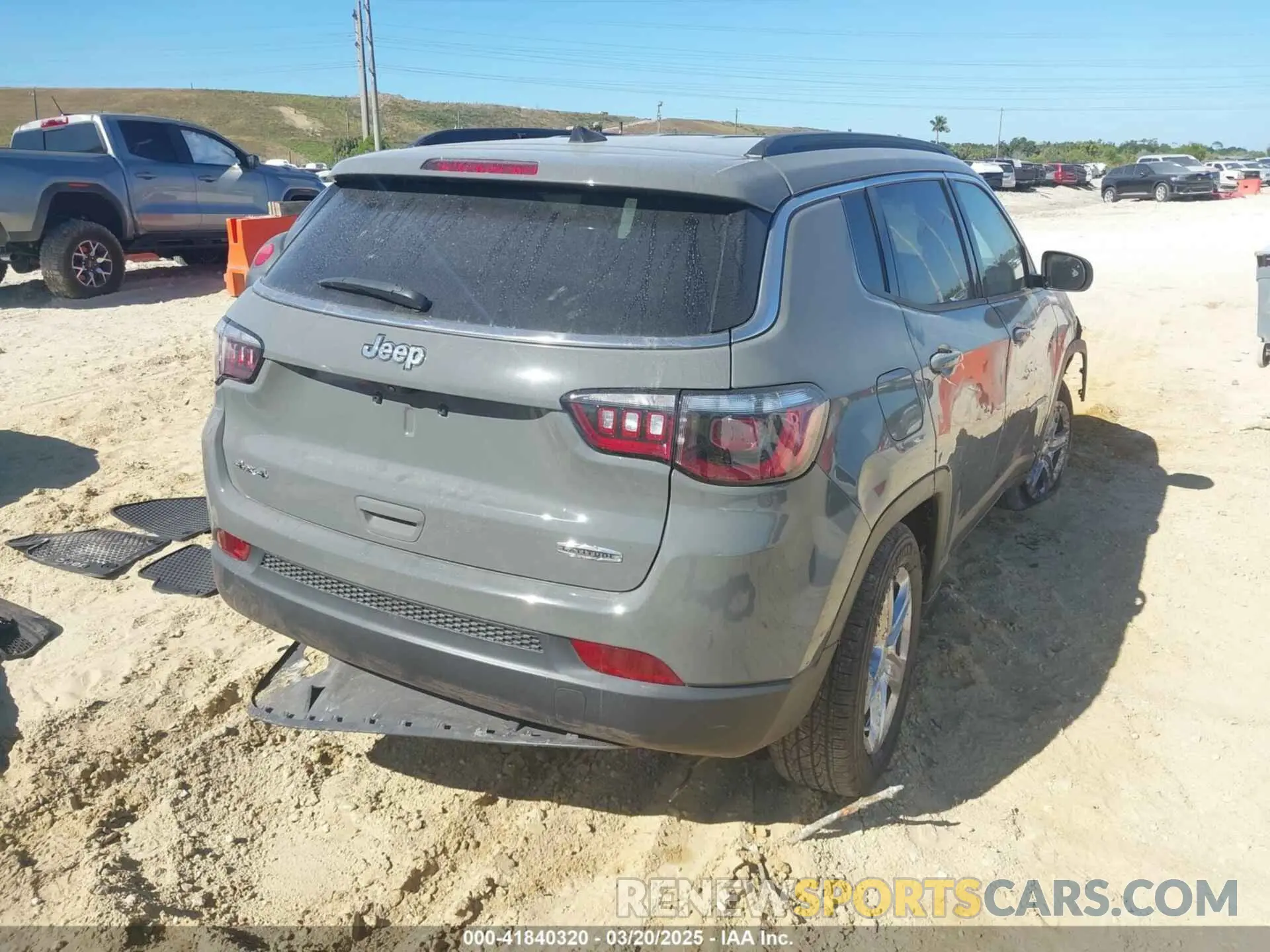 4 fotografías del automóvil dañado 3C4NJDBN5RT586715 JEEP COMPASS 2024