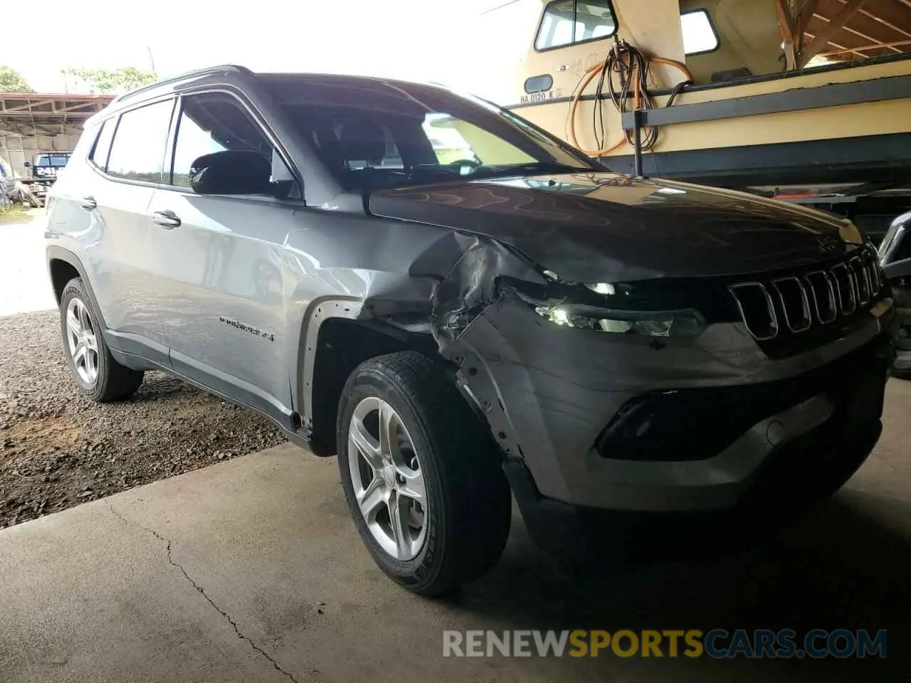 4 fotografías del automóvil dañado 3C4NJDBN5RT595866 JEEP COMPASS 2024